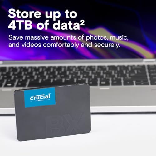 Detalle 2 de Crucial BX500 1TB SATA SSD (2.5") — reliable entry-level upgrade for laptops and desktops