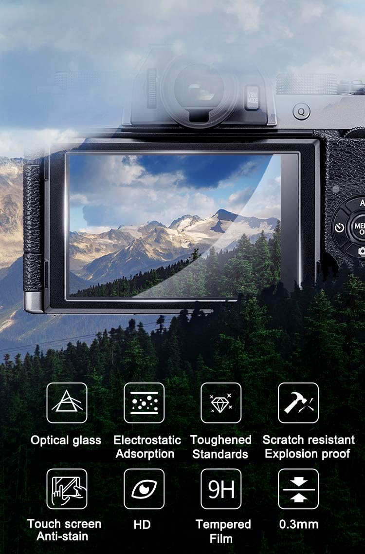 Thumbnail 2 de Z9 Displayschutzfolie aus gehärtetem Glas für Nikon Z9/Z7/Z6/Z5 – 3er‑Pack, blasenfrei