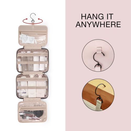 Detalle de BAGSMART Hanging Travel Toiletry Bag 360° Hook – Large