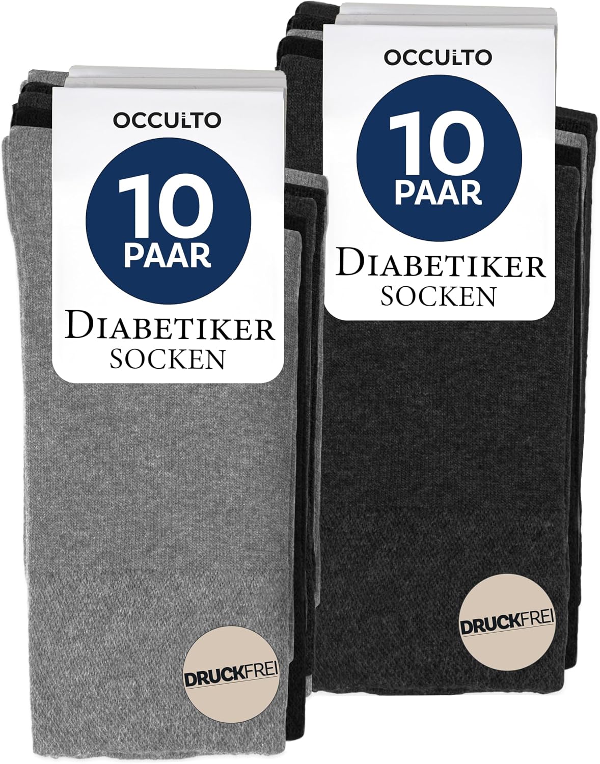 Detalle de Occulto Diabetikersocken 10 Paar Baumwolle