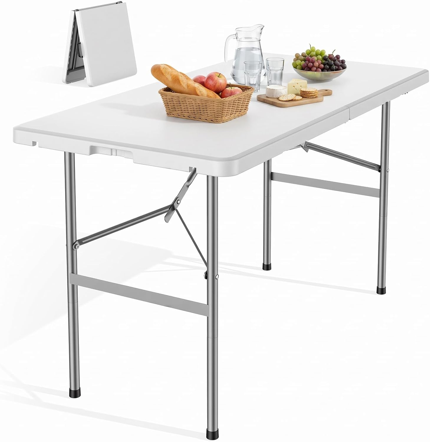 Detalle de NEWBULIG Folding Table 4 ft