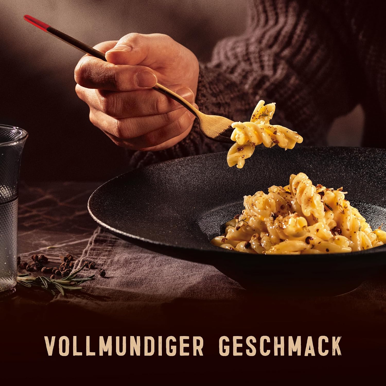 Detalle de Barilla Al Bronzo Fusilloni 500 g im 4er-Pack – Pasta aus Bronzeformen mit perfekter Saucehaftung