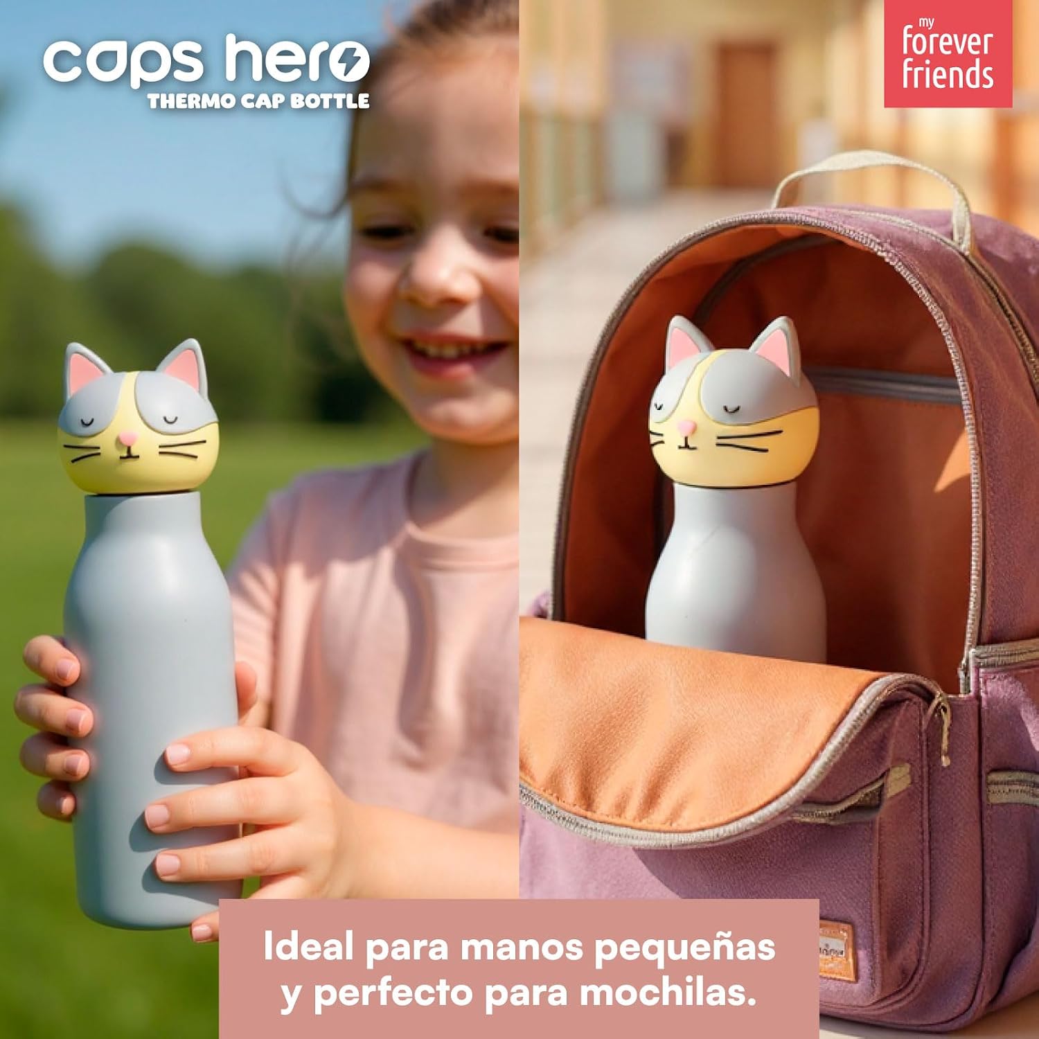 Thumbnail 5 de CapsHero Botella infantil Cat Cleo 520ml