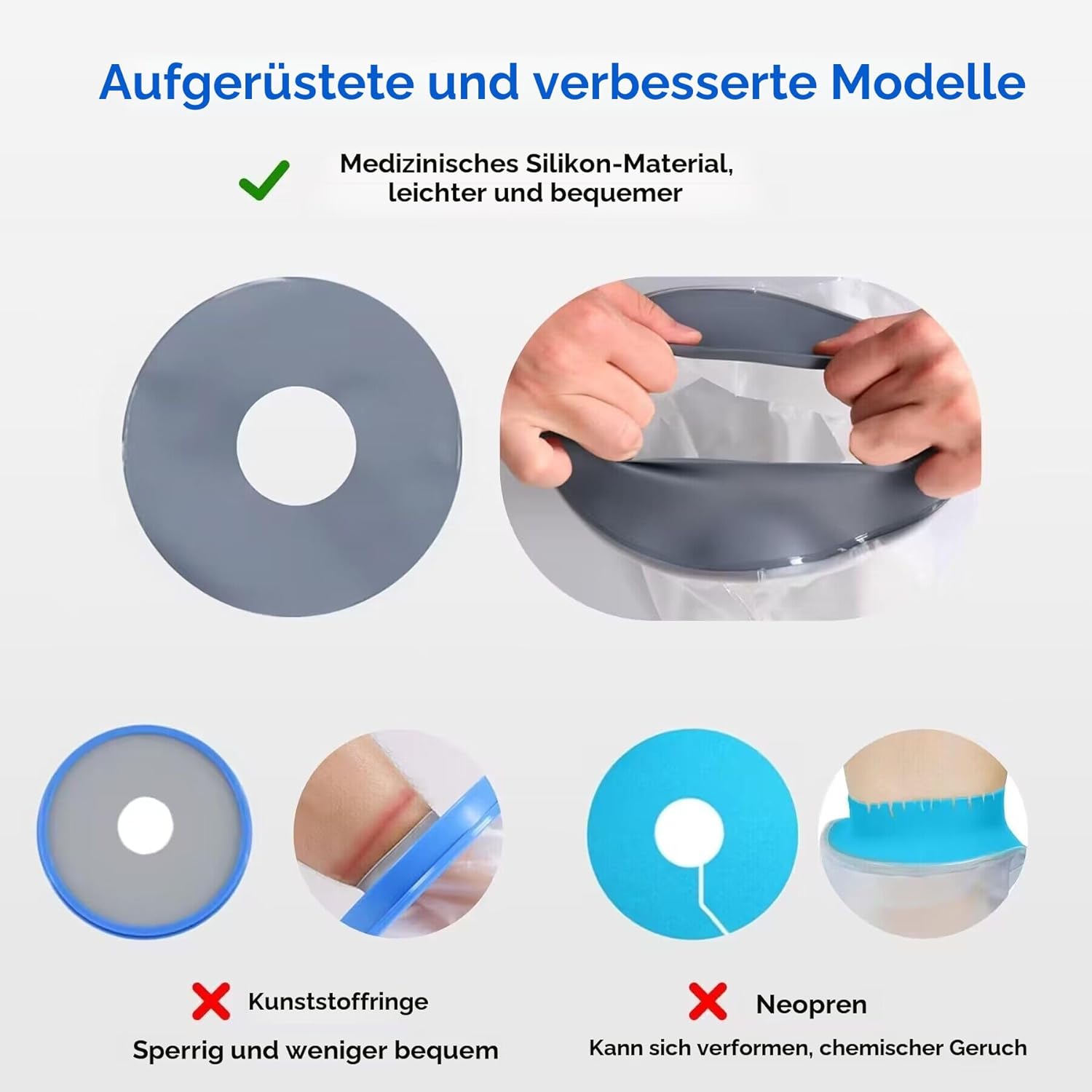 Thumbnail 4 de Wasserdichte Beingussabdeckung für Dusche