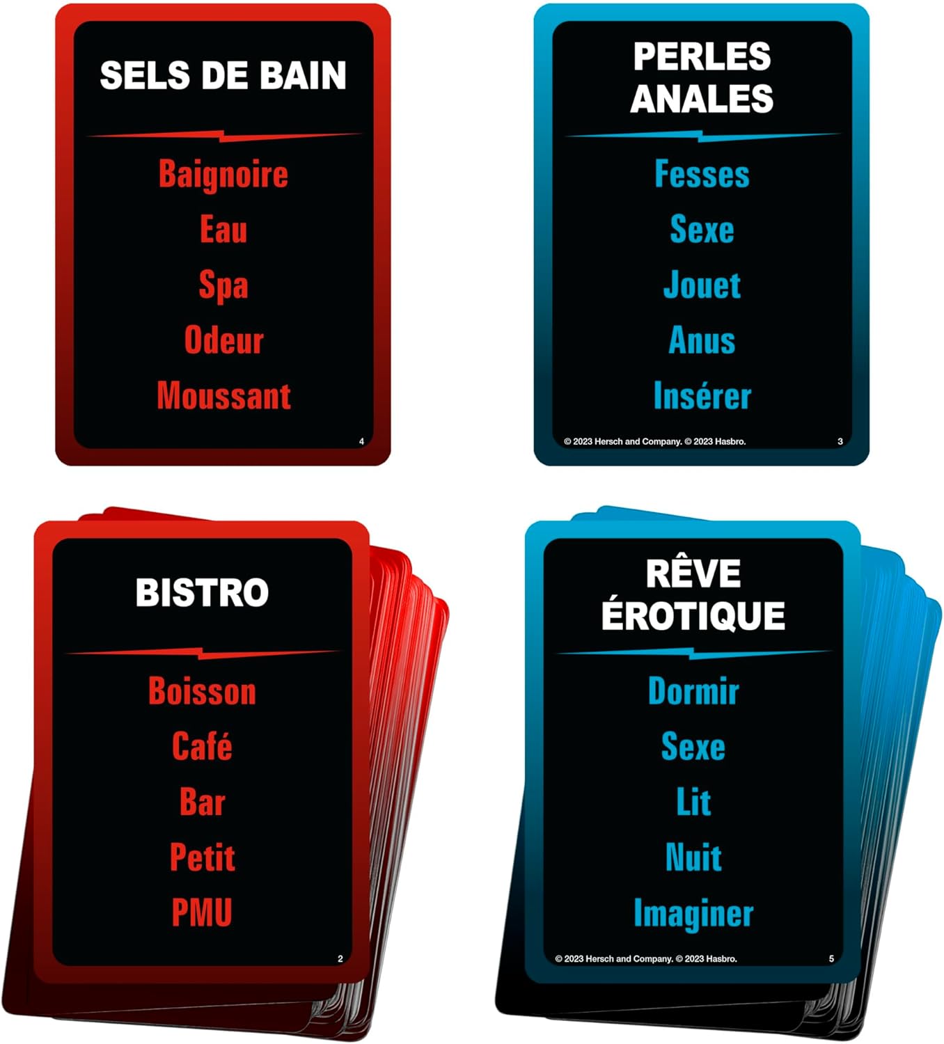 Detalle 2 de Hasbro Gaming Taboo sans Censure (18 ans et plus) — Jeu de société d’ambiance en version française