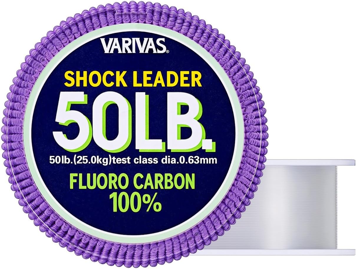 Detalle de VARIVAS フロロカーボンショックリーダー 14号・50lb・30m