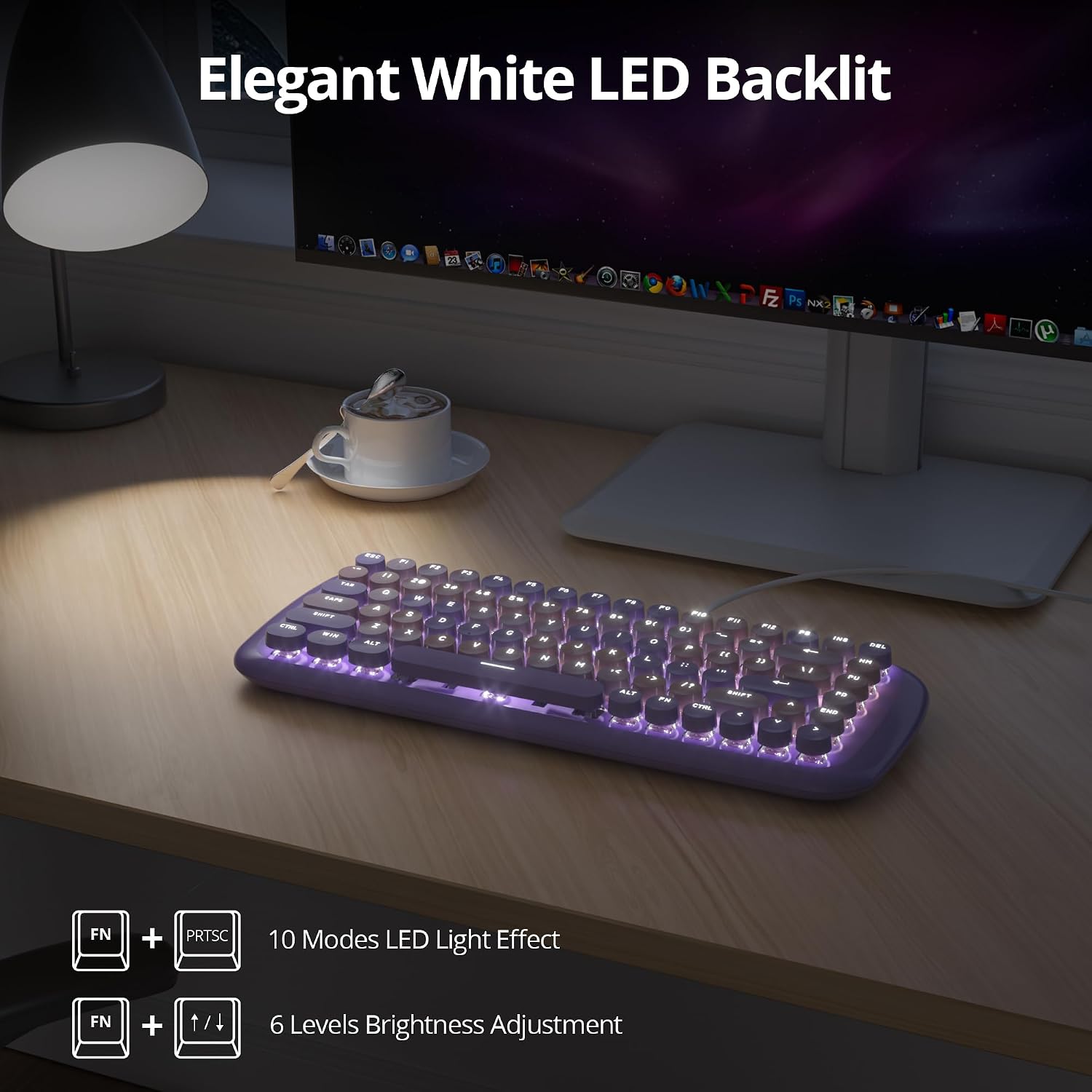 Thumbnail 3 de iRoboosta Mechanical Gaming Keyboard, 84-Key