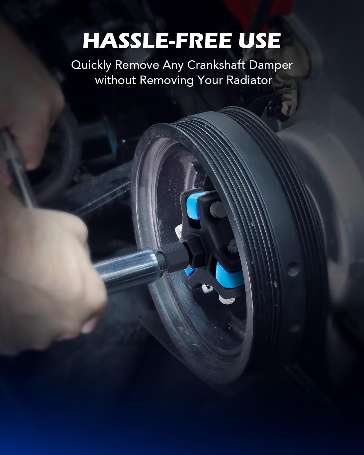 Detalle 2 de Orion Motor Tech 3-Jaw Harmonic Balancer Puller Kit ðŸ›