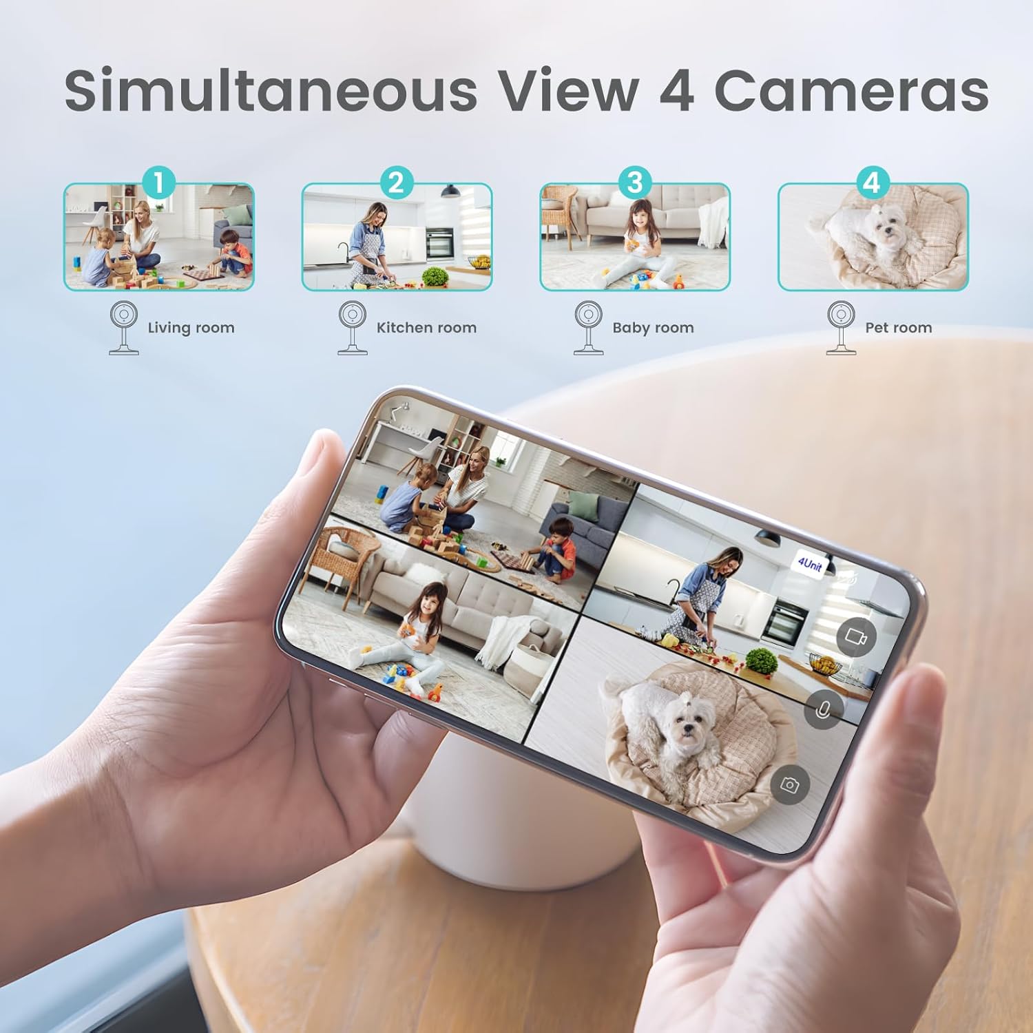 Thumbnail 6 de litokam indoor camera 2K Smart pet camera