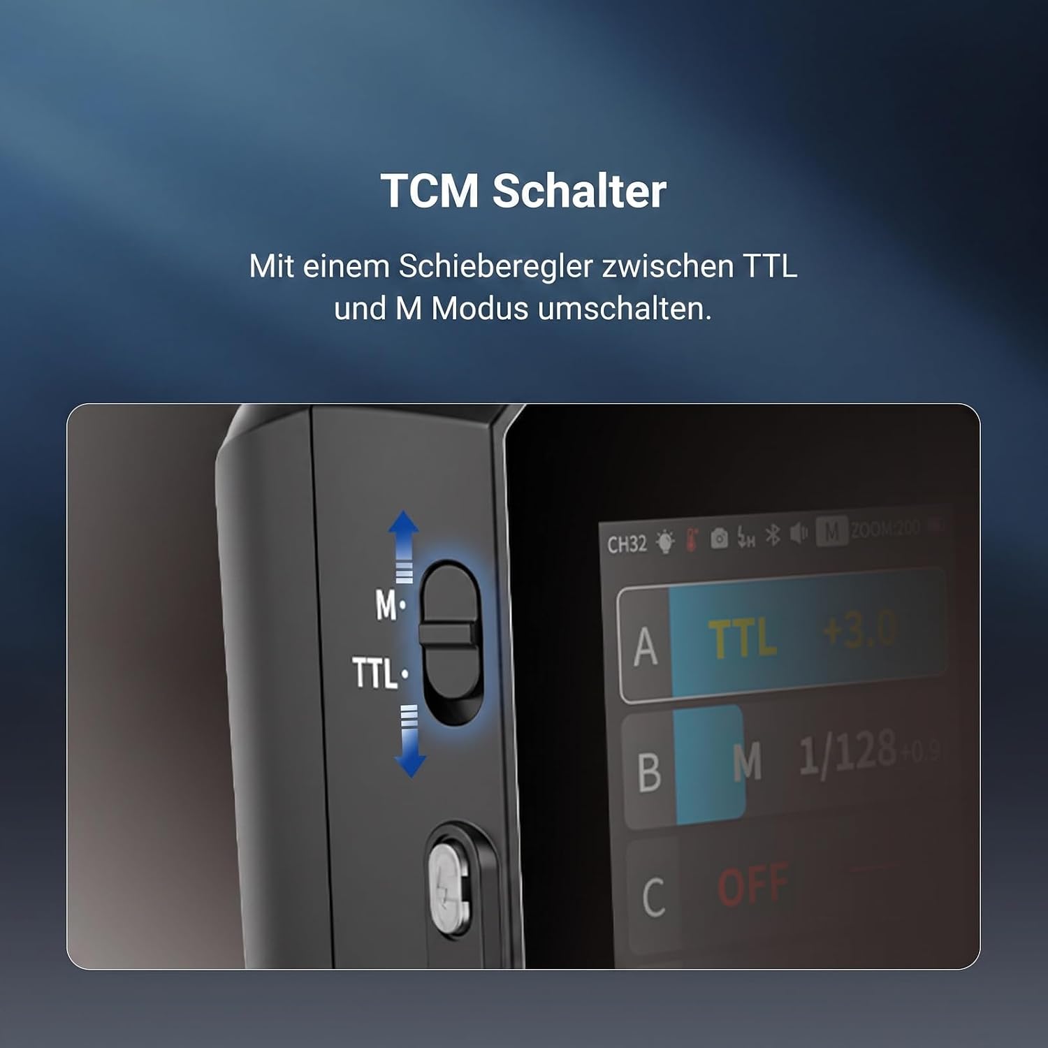 Thumbnail 6 de NEEWER 100Ws TTL Blitz Rundkopf für Nikon – 2,4G Funk, Touchscreen, 3000mAh, HSS 1/8000s