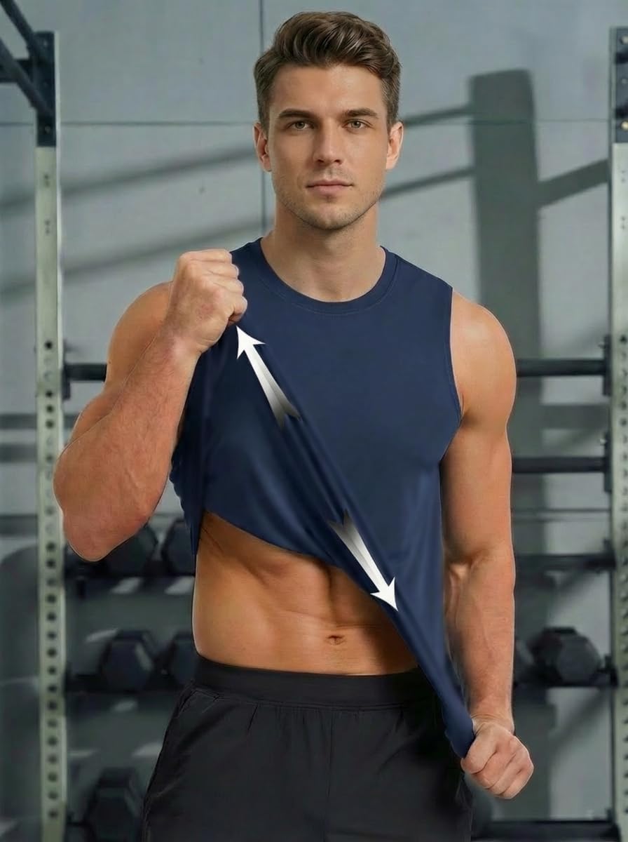 Thumbnail 2 de MAGCOMSEN Canotta Sportiva da Allenamento per Bodybuilding - Anti UV e Asciugatura Rapida