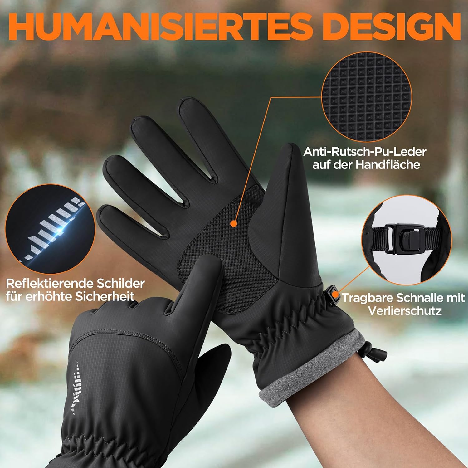 Thumbnail 5 de Rivmount Thermo-Winterhandschuhe RG802 für Herren & Damen