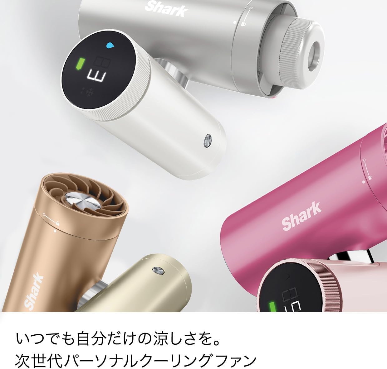 Detalle de Shark ChillPill FA022JPKNC ハンディファン 冷却プレート・ミスト対応 ピンク