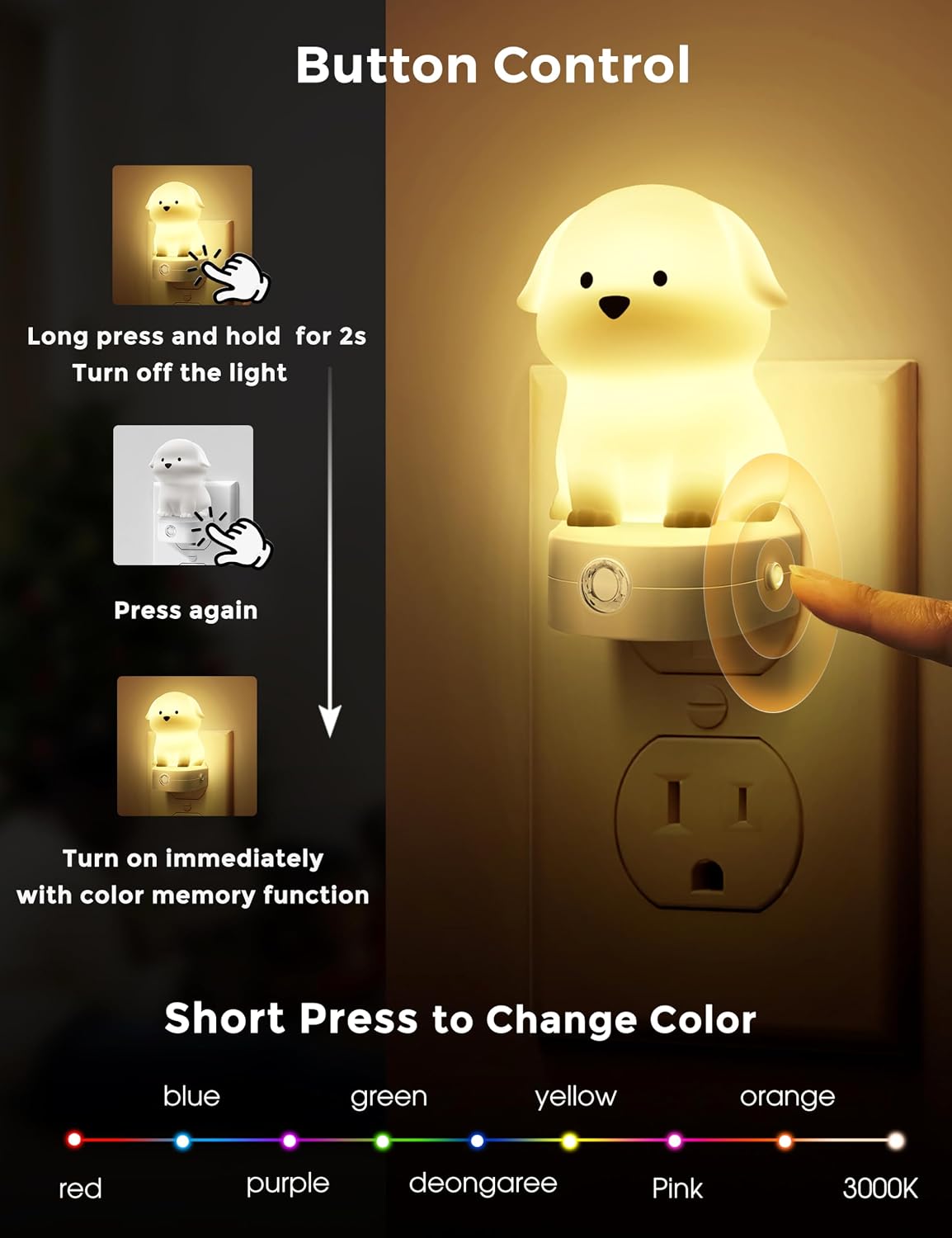 Detalle de LOHAS Puppy Plug-In Night Light