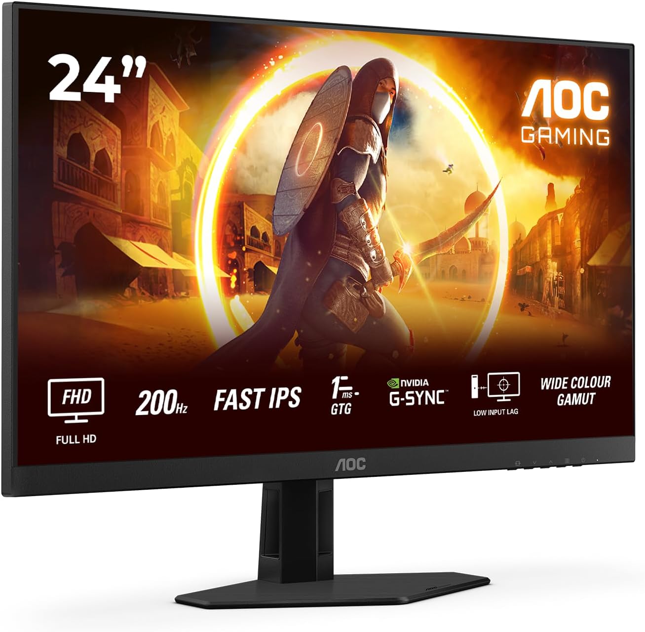 Thumbnail 6 de AOC Gaming Monitor 24G4ZR 23,8" FHD 260Hz: velocità, compatibilità e ergonomia in un solo schermo