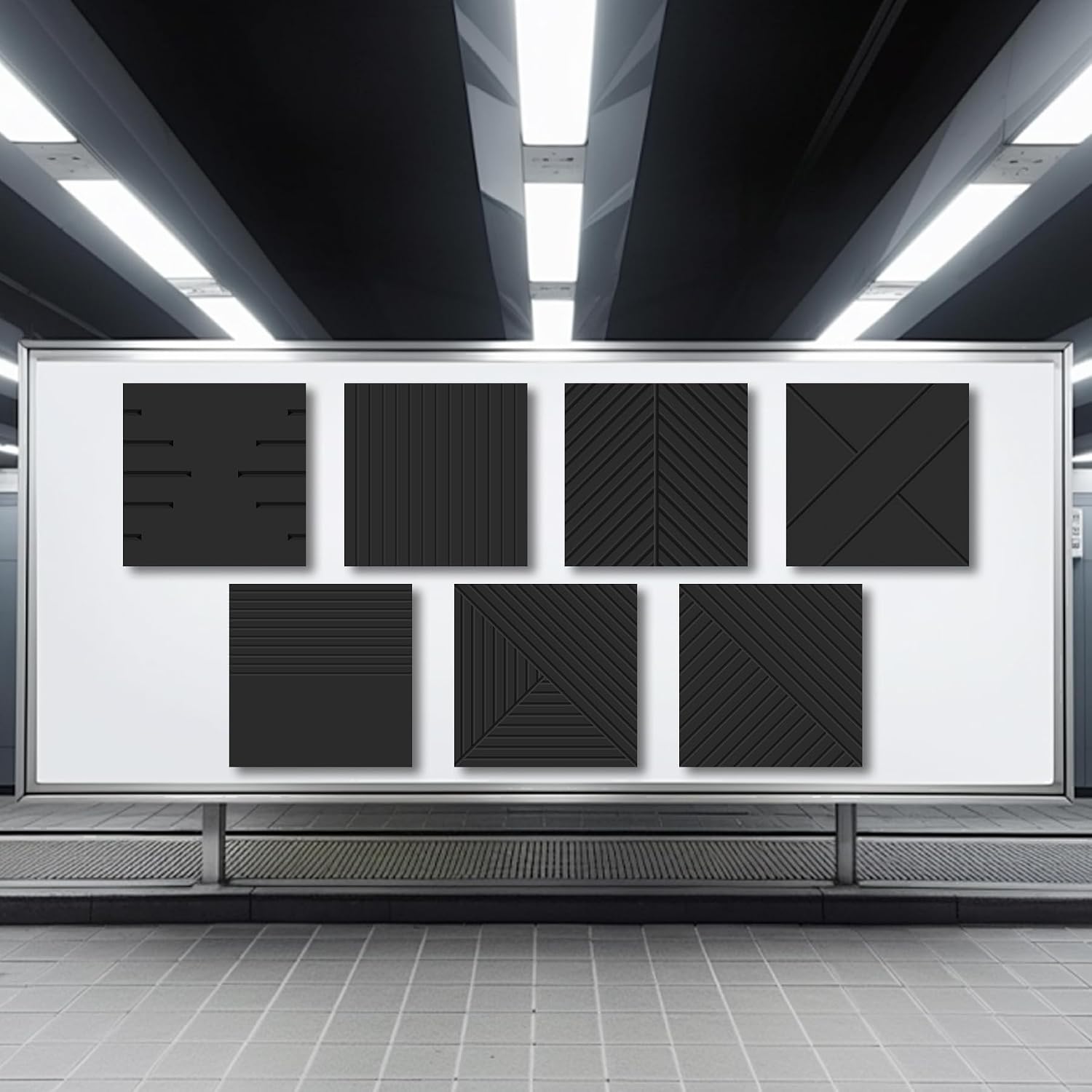 Thumbnail 4 de Clulutic 01 Arcadian Vortex Acoustic Wall Panels, 6-Pack Decorative Sound-Absorbing Art