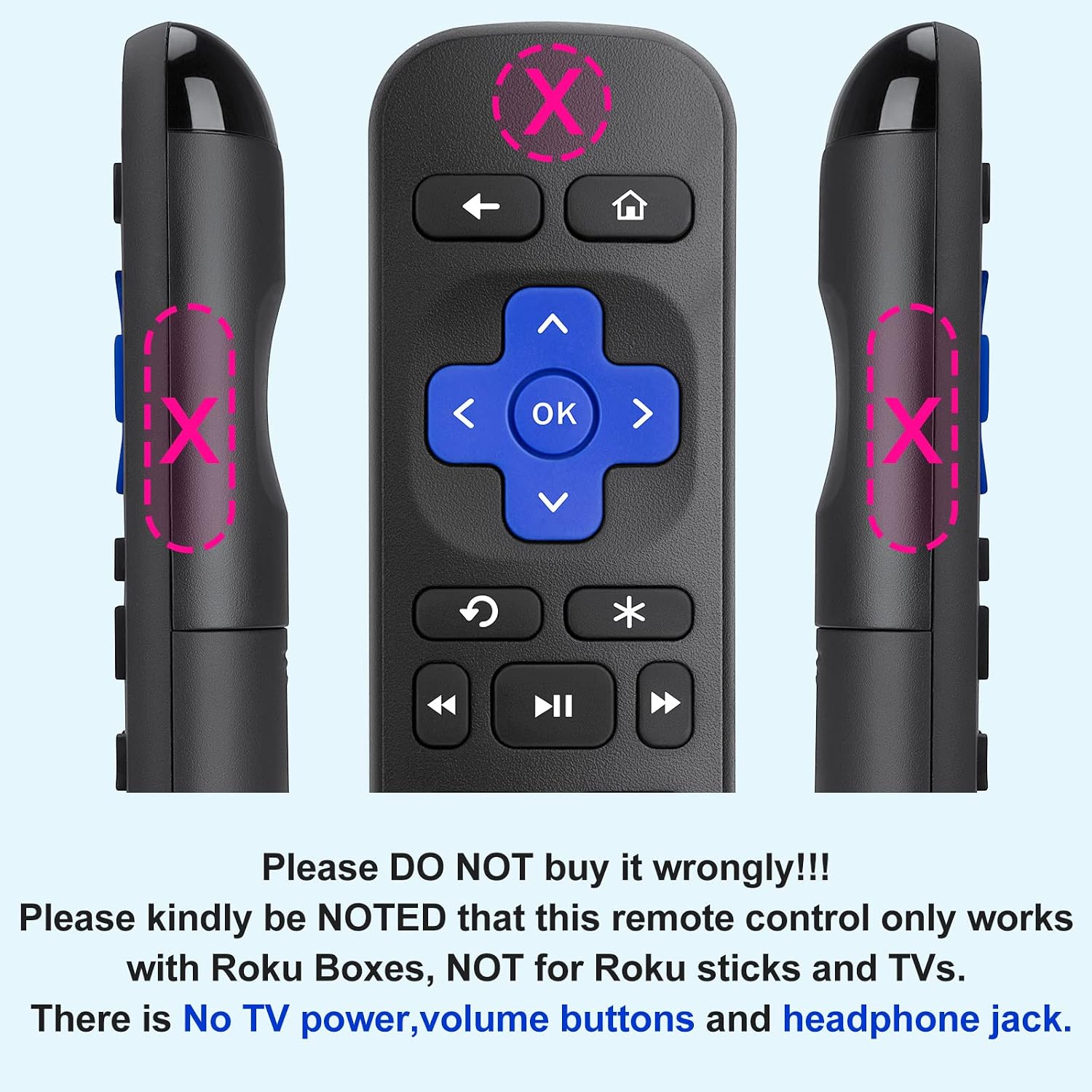 Thumbnail 5 de Universal Replacement Remote for Roku Express and Premiere
