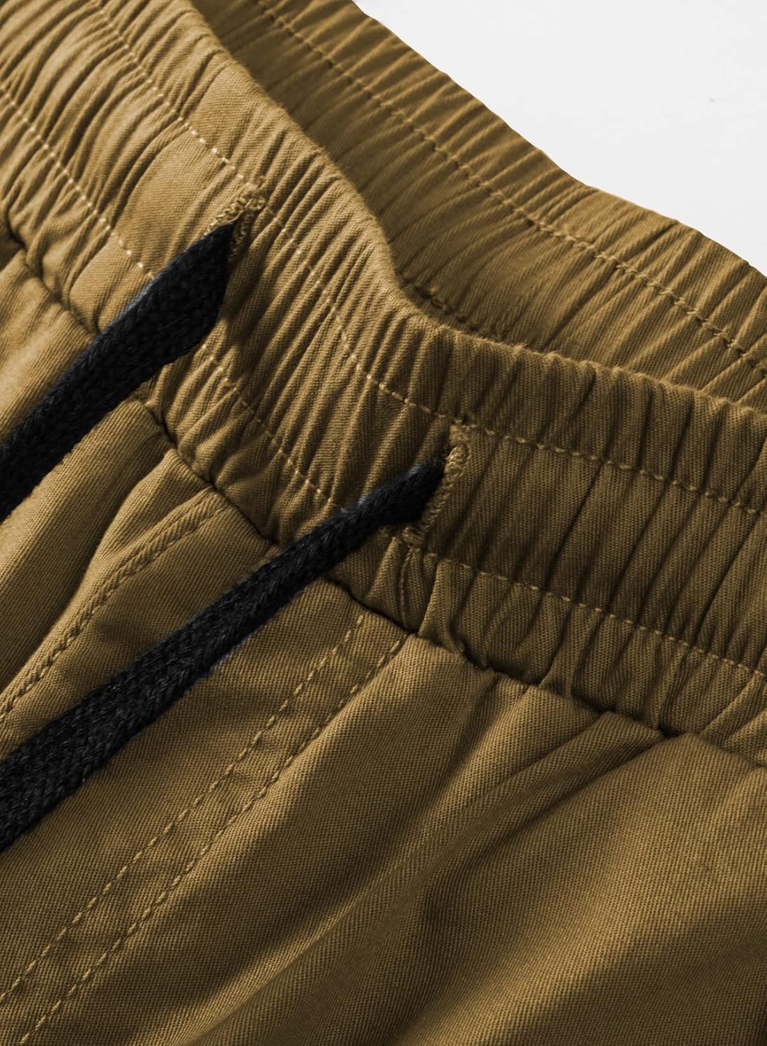 Thumbnail 1 de JMIERR Herren Chino Cargo Hose im Slim-Fit – Jogginghose aus Baumwolle mit elastischem Bund und Kordelzug