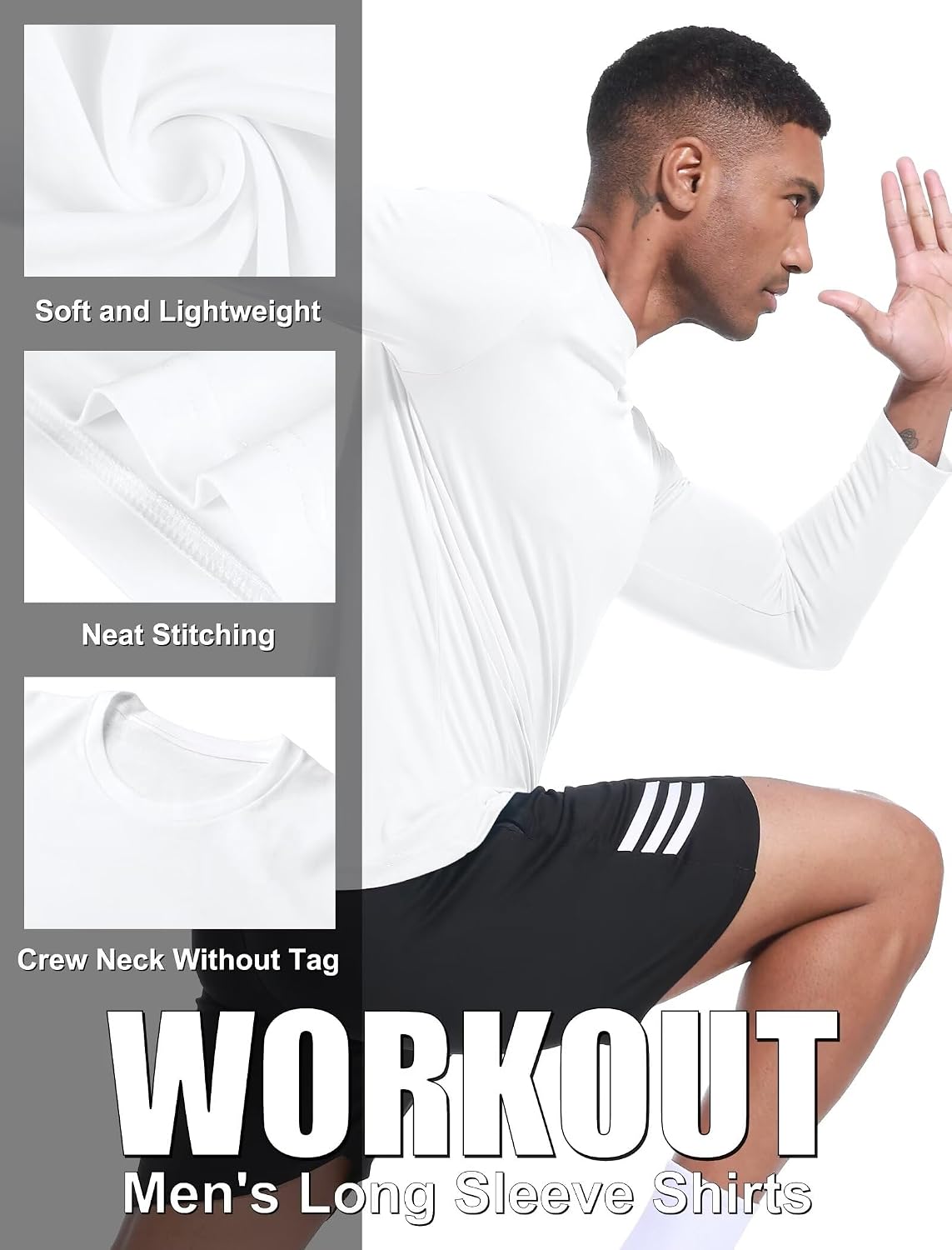 Thumbnail 3 de OYGSieg Long Sleeve Moisture Wicking Tee