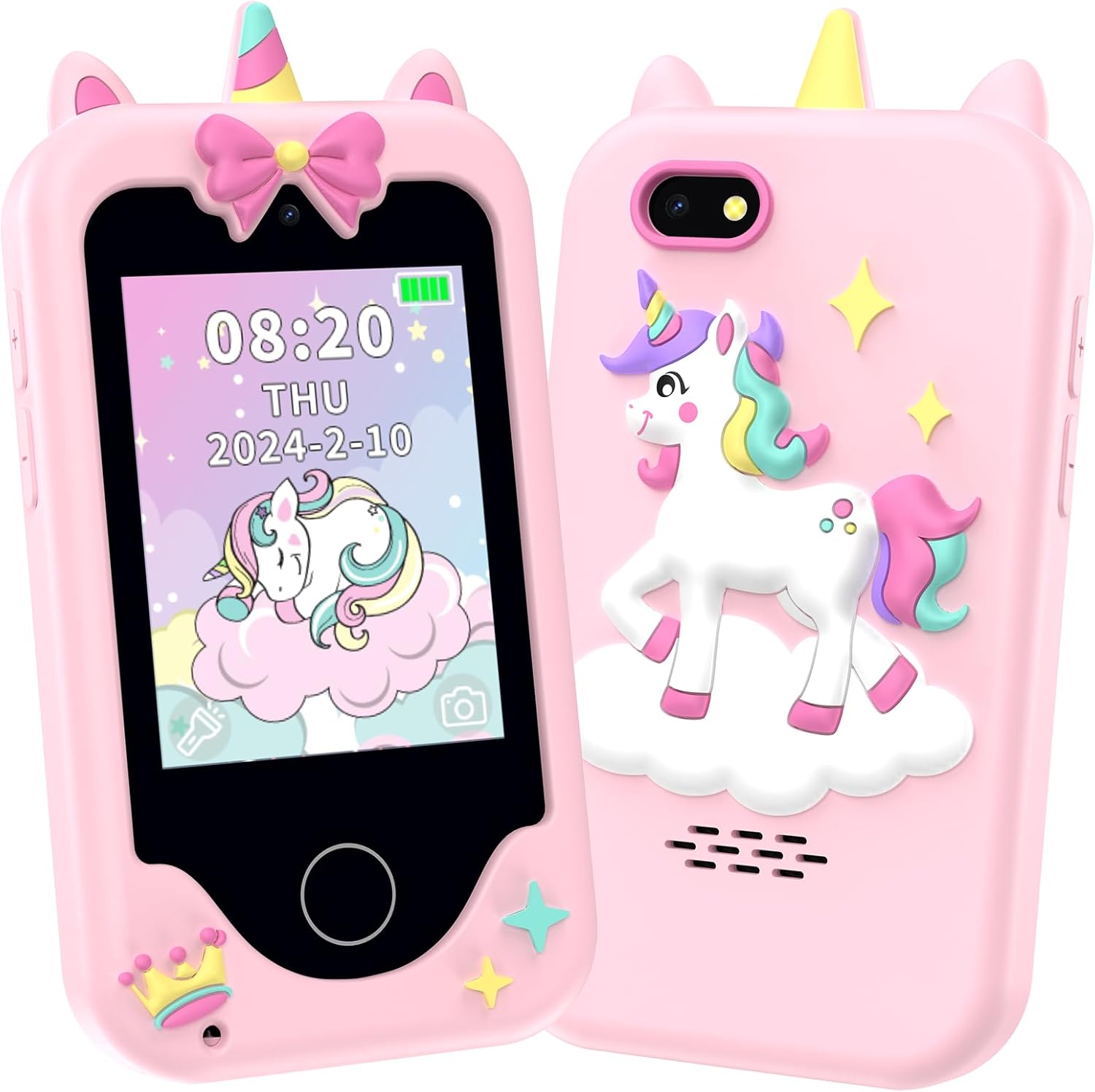 Detalle de Kids Phone Toys: 2.8" Touchscreen Smartphone for 3-12 Year Olds