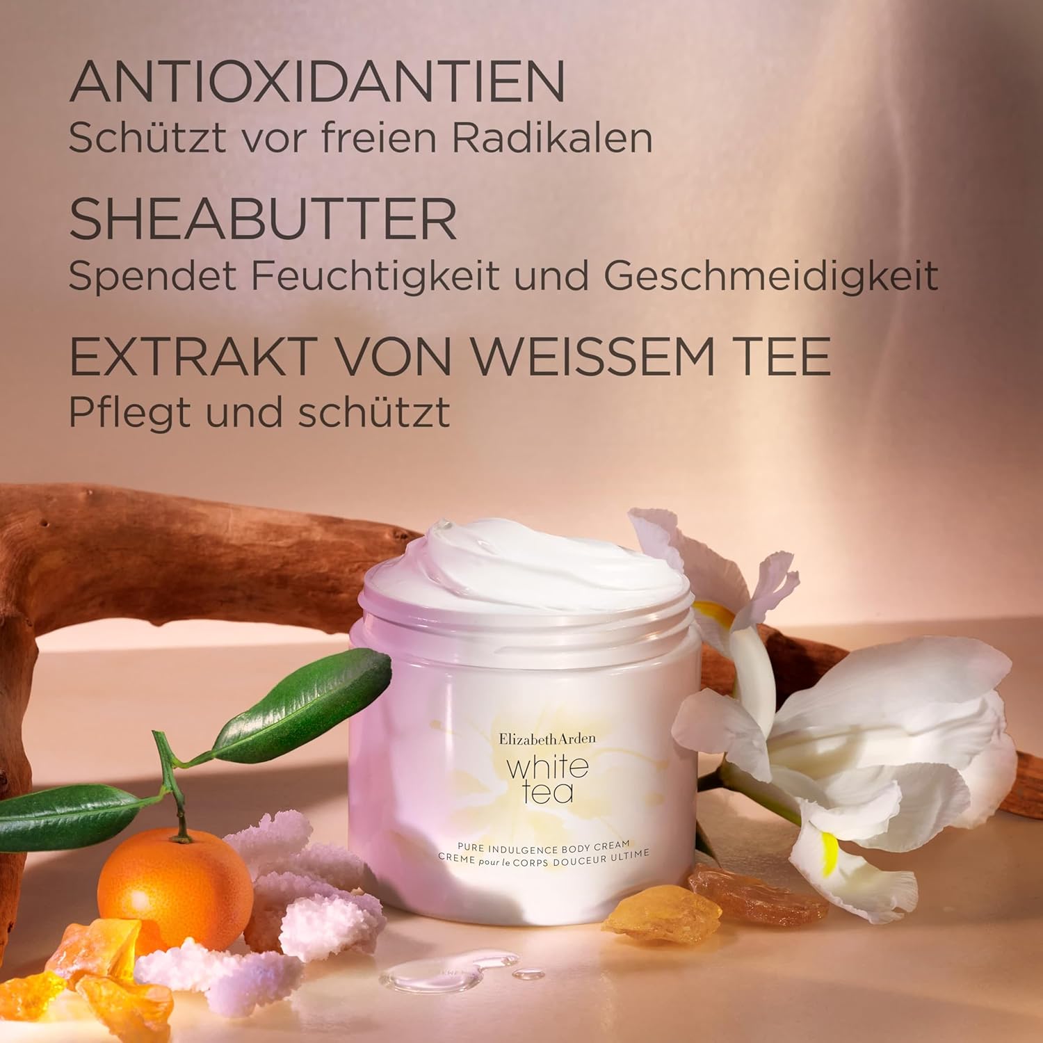 Thumbnail 1 de Elizabeth Arden White Tea Körpercreme mit Duft von weißem Tee – spendet intensive Feuchtigkeit, 400 ml