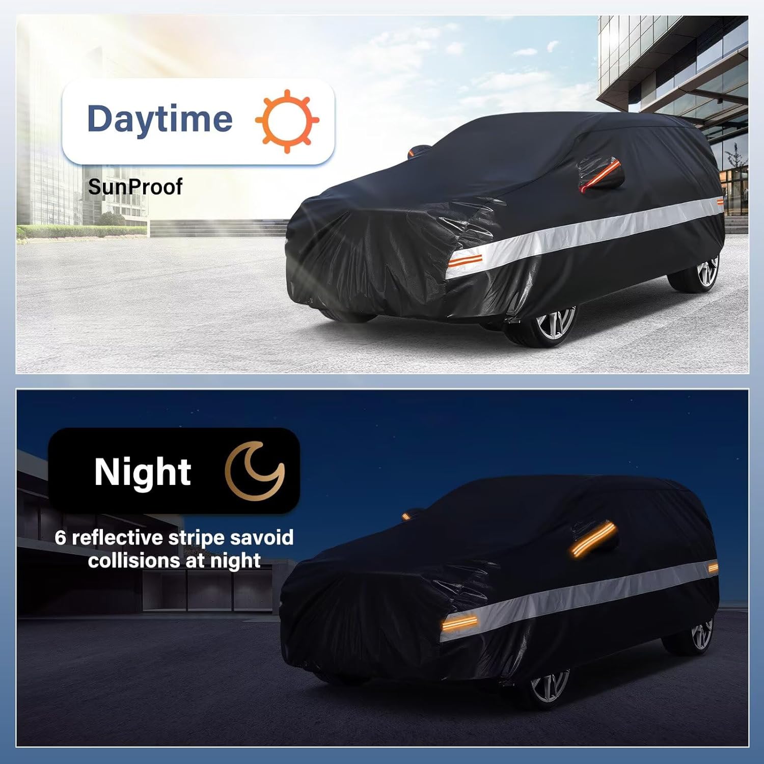 Detalle 2 de Holthly 10 Strati Telo Copriauto SUV per Ford Puma (2019-2026) — Protezione totale 4 stagioni