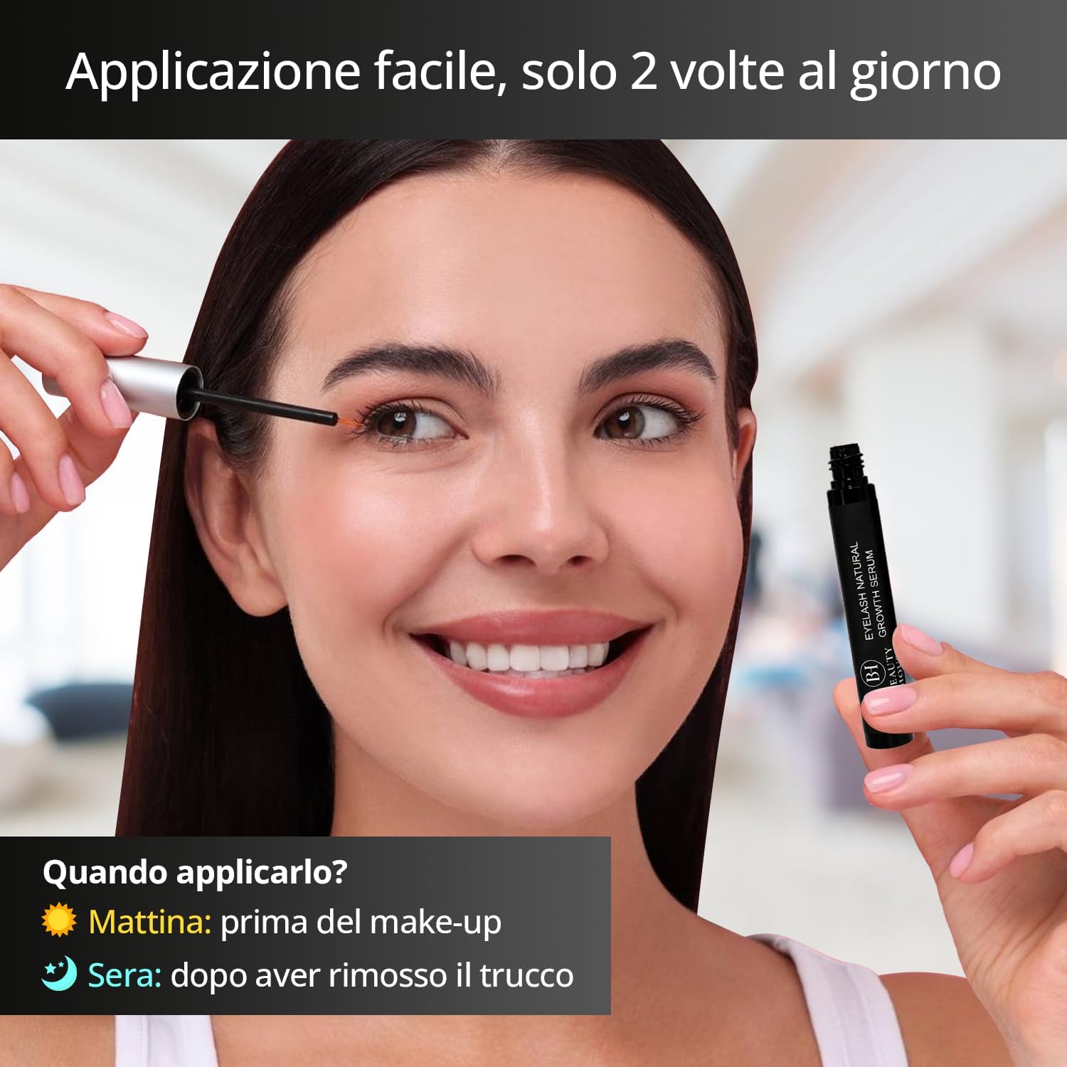 Thumbnail 4 de Siero Ciglia Allungante e Rinforzante Beauty House: ciglia più lunghe e robuste senza prostaglandine