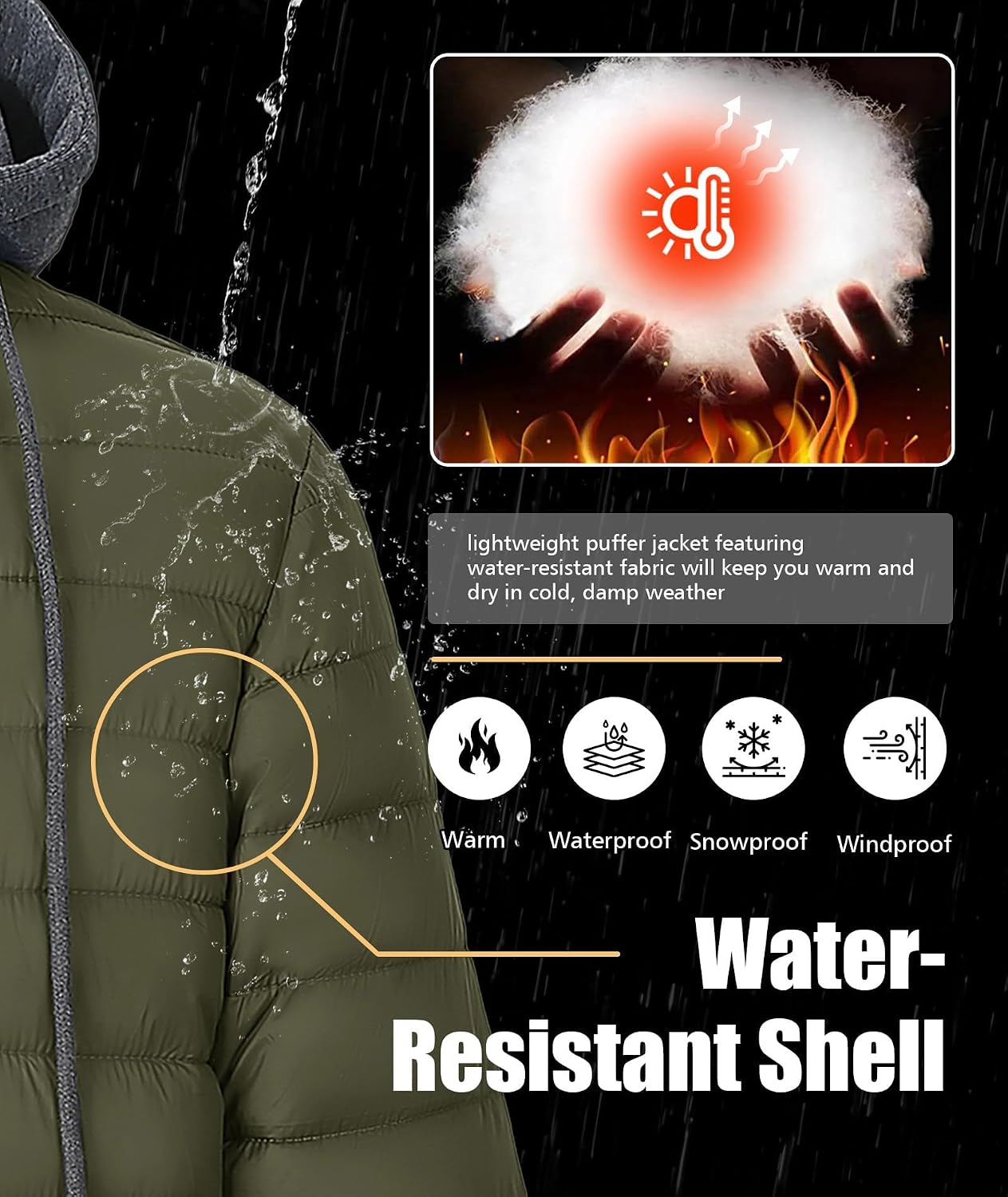 Thumbnail 6 de SWISSWELL Men's Nylon Puffer Jacket