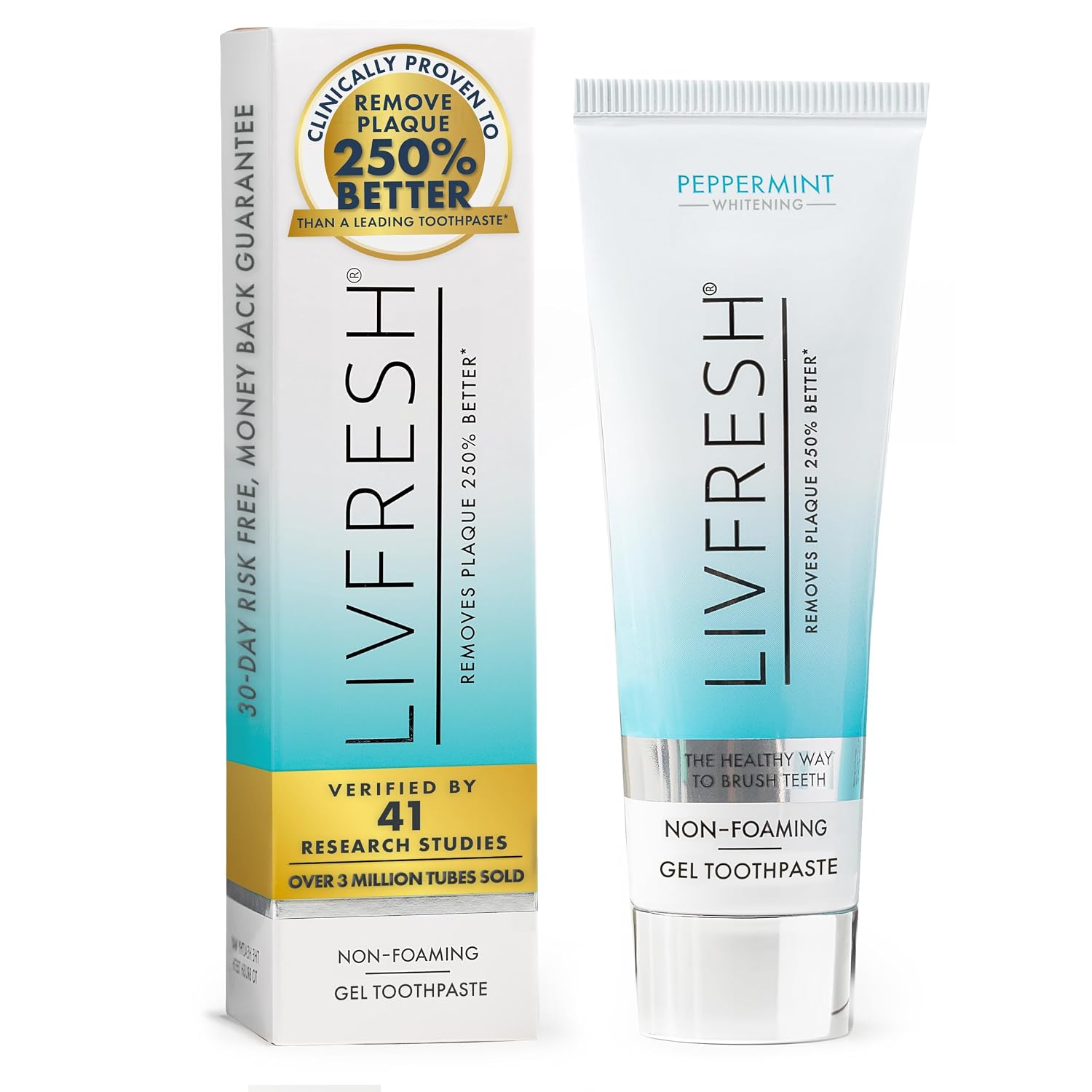 Detalle de LIVFRESH Clinically Proven Gel Toothpaste 250%