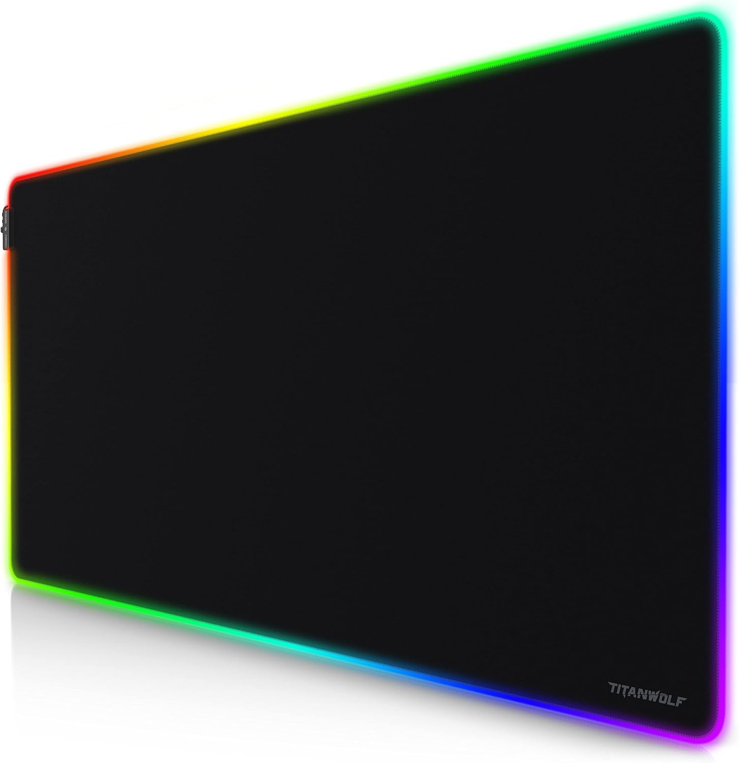 Detalle de TITANWOLF XXXL RGB Mauspad 1200x600 mm