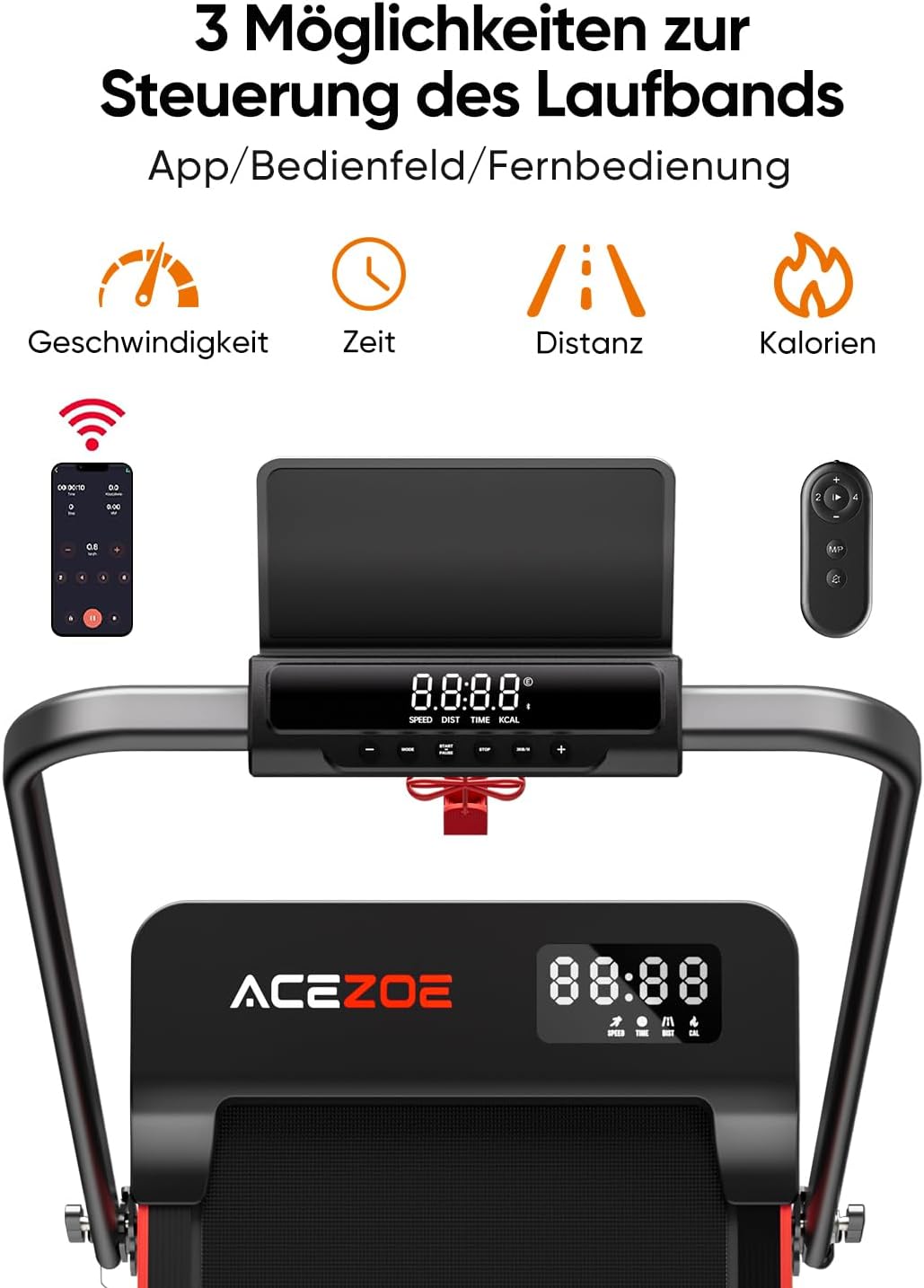 Thumbnail 3 de 6‑in‑1 Laufband klappbar 10% Steigung