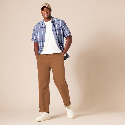 Thumbnail 7 de Amazon Essentials Men's Classic-Fit Wrinkle-Resistant Chino Trousers, Dark Khaki Brown, 40W/32L