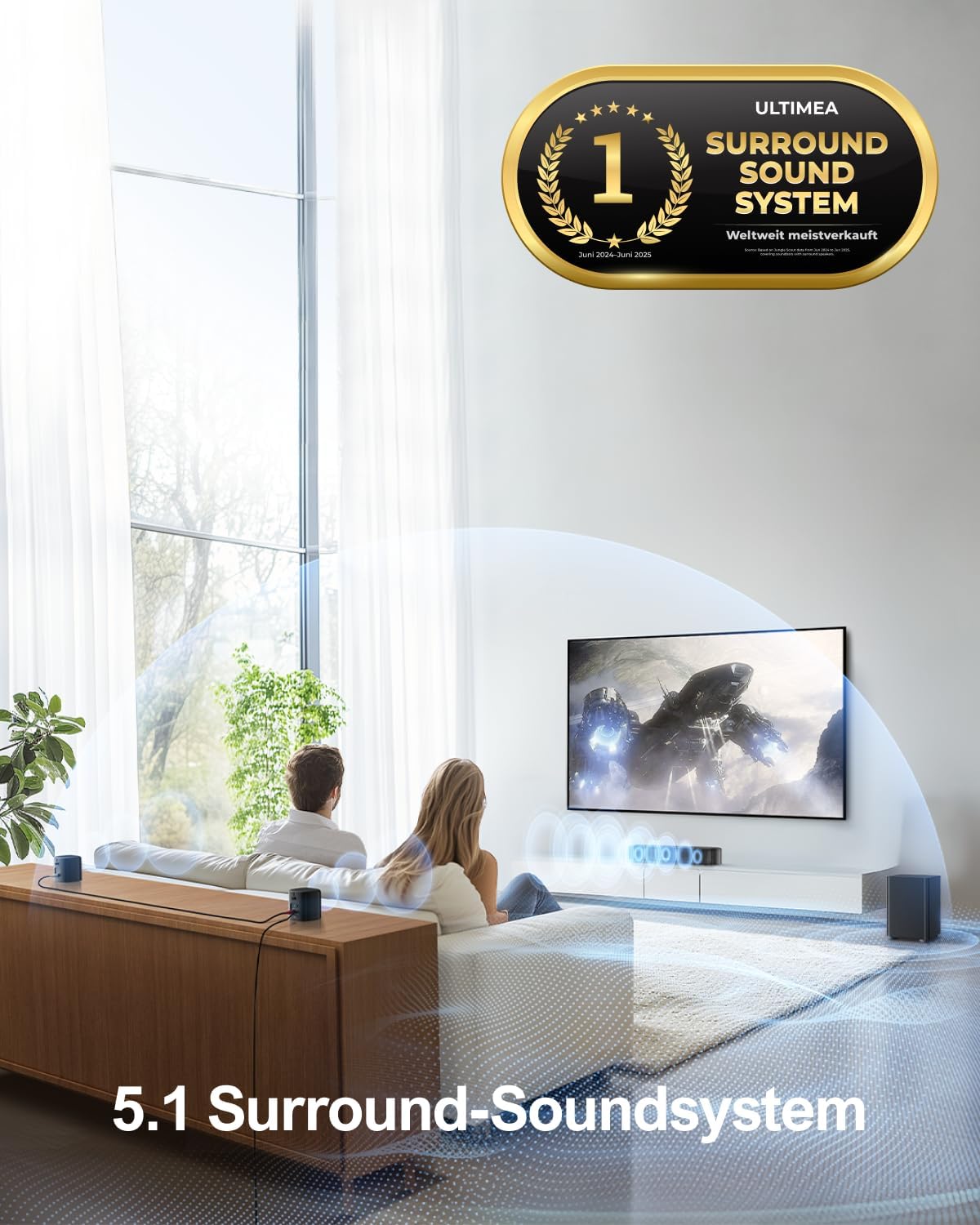 Detalle 2 de ULTIMEA Aura A50 Pro Soundbar 5.1