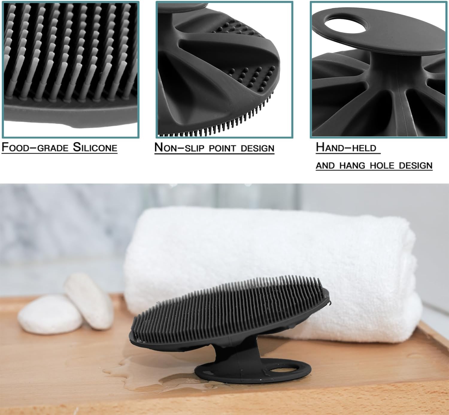 Thumbnail 2 de INNERNEED soft silicone body scrubber glove