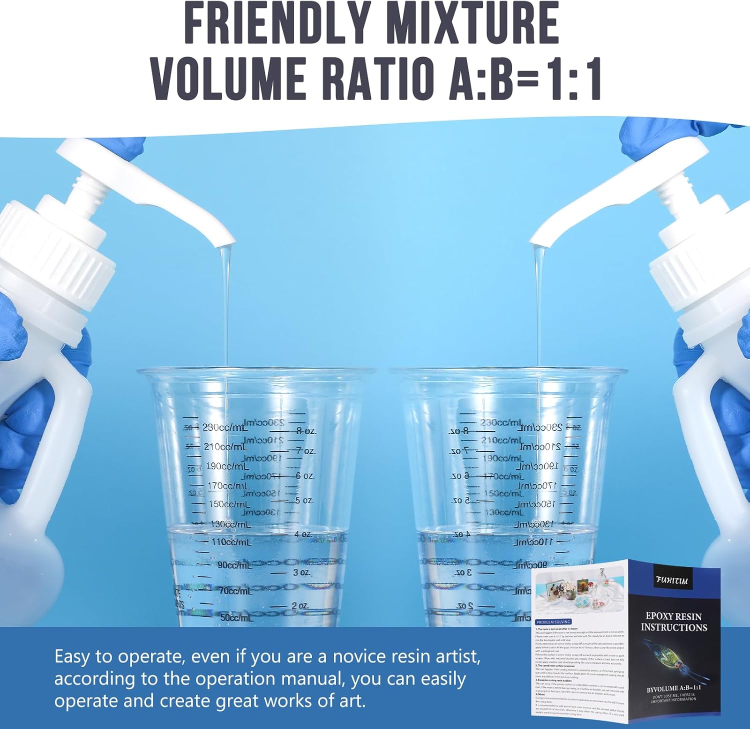 Thumbnail 6 de FUHITIM Epoxy Resin Kit, 2 Gallons