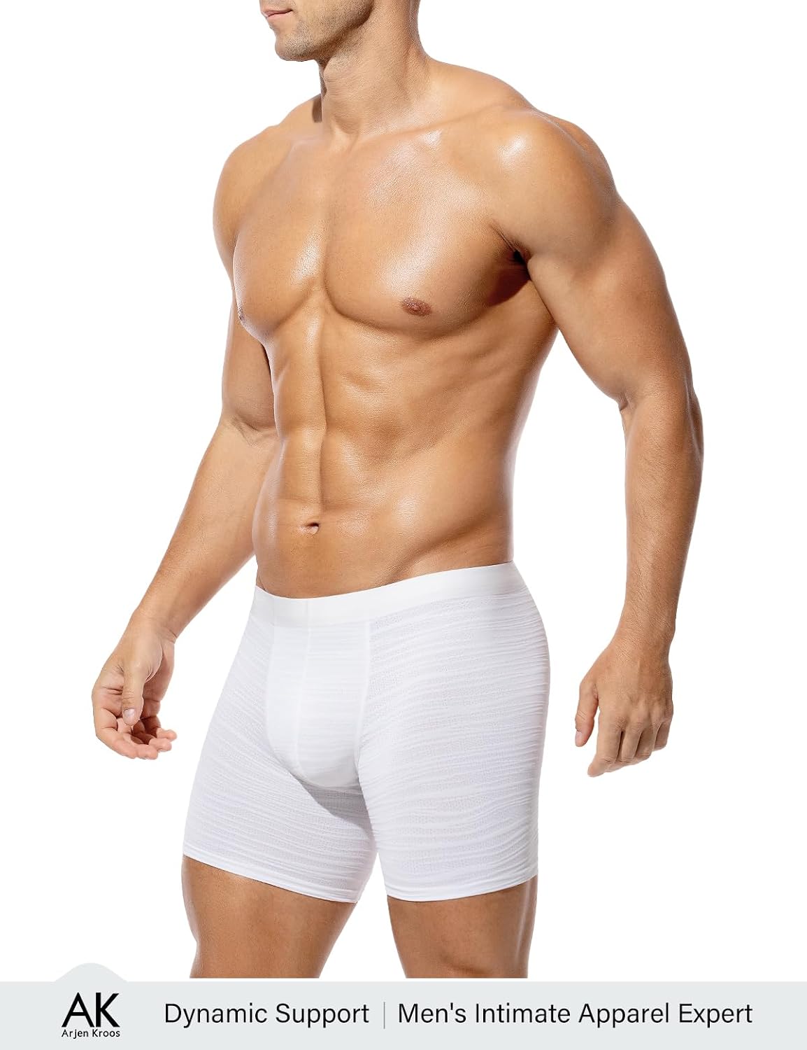 Thumbnail 1 de Arjen Kroos Mens Sexy Boxer Briefs Longer Leg Underwear – Moisture Wicking Trunks (Pack of 3)