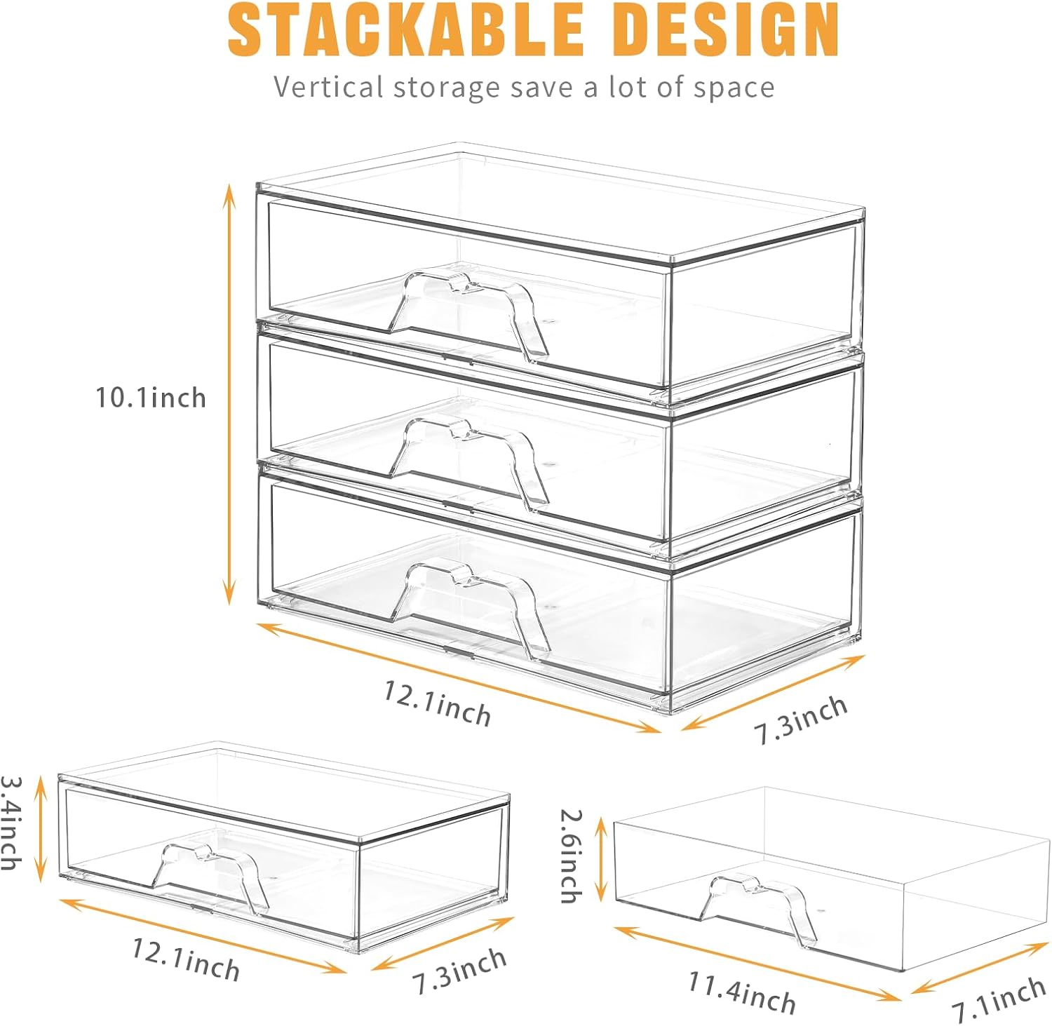 Detalle 2 de Stebopum 12.1" Makeup Organizer 5 Pack