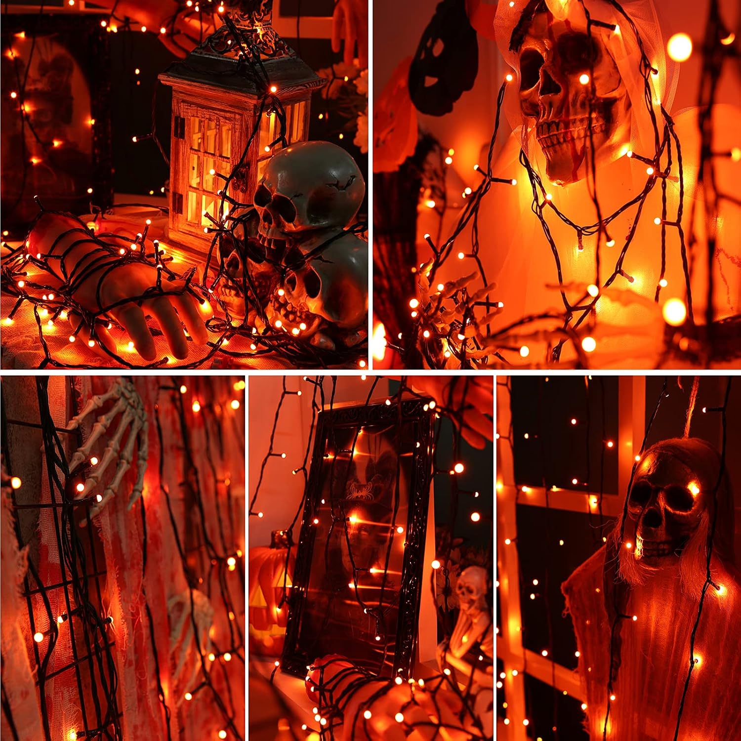 Thumbnail 6 de Toodour Halloween String Lights, 131 ft