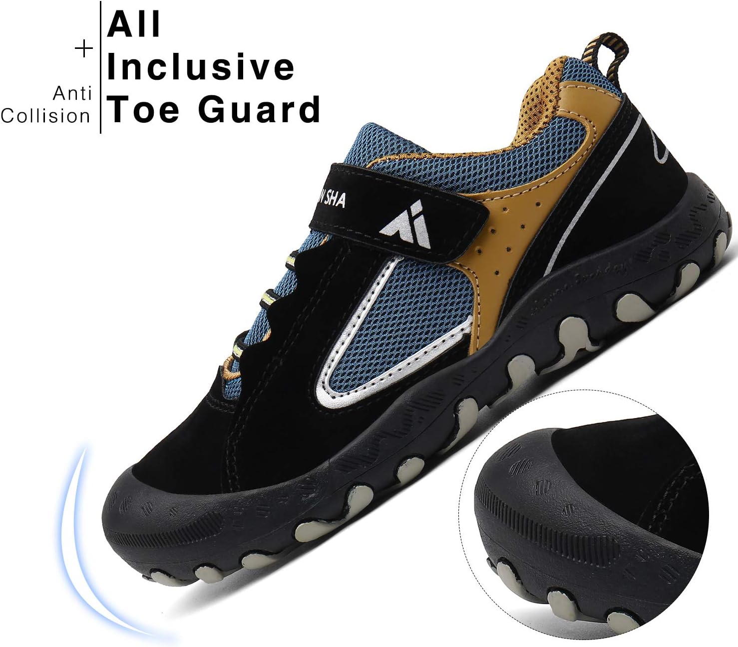 Thumbnail 2 de Mishansha Kids Hiking Boots for Toddlers & Little Kids — Water-Resistant, Non-Slip Outdoor Trekking Shoes