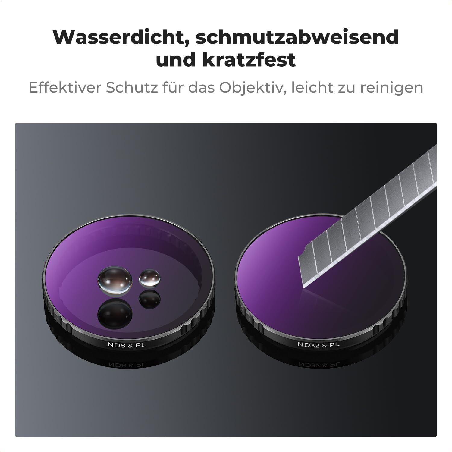 Thumbnail 4 de K&F CONCEPT ND Filtersets Push-in für Osmo Action 5 Pro