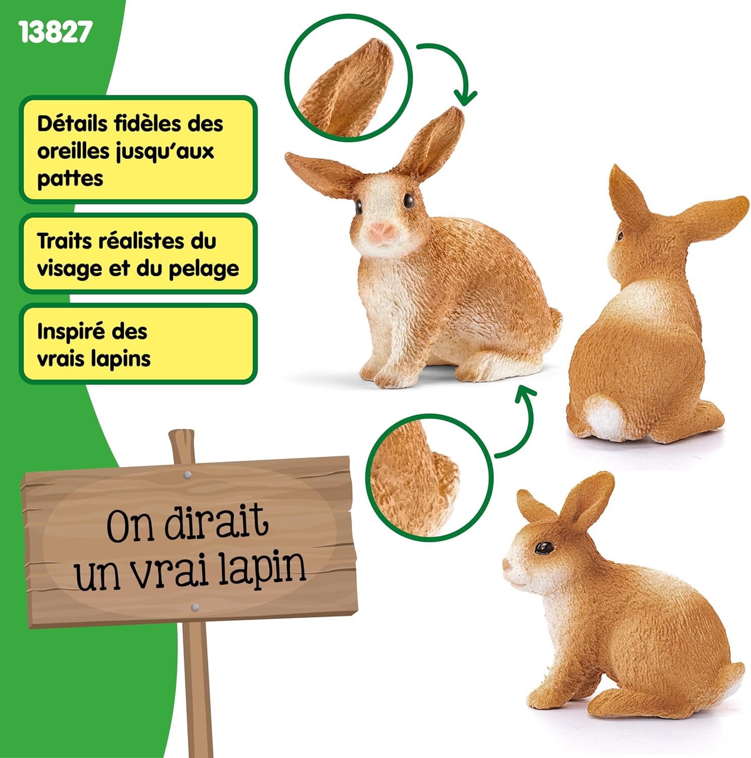 Thumbnail 2 de Schleich Farm World Lapin 13827 – Figurine Ferme, 4 x 3 x 4 cm