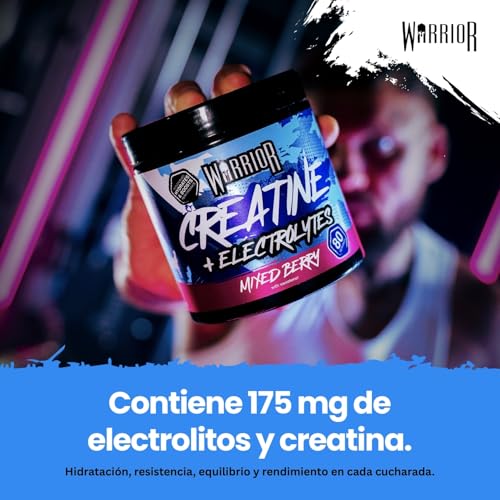 Thumbnail 6 de Warrior Creatina + Electrolitos Polvo 360 g – Mix de Frutos del Bosque