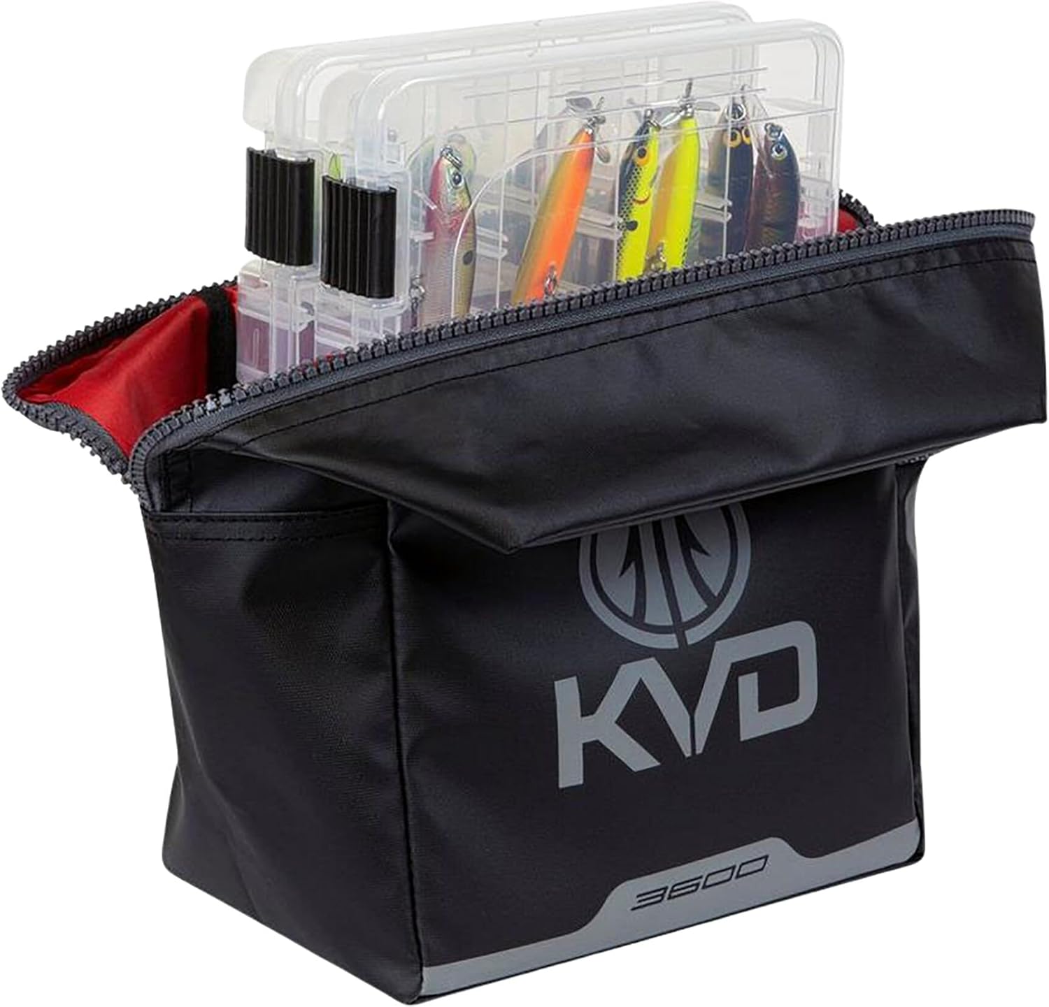 Thumbnail 1 de Plano KVD Wormfile Signature Series 3600 Speedbag – Sac de pêche souple KVD avec rangement rapide et intérieur lumineux
