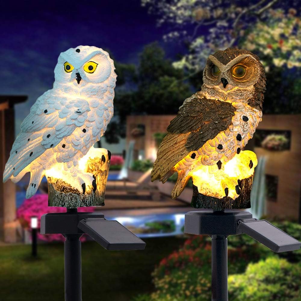 Thumbnail 1 de ALLOMN Solar Rasen Lampe – Eulen Deko-Licht für Außenbereich
