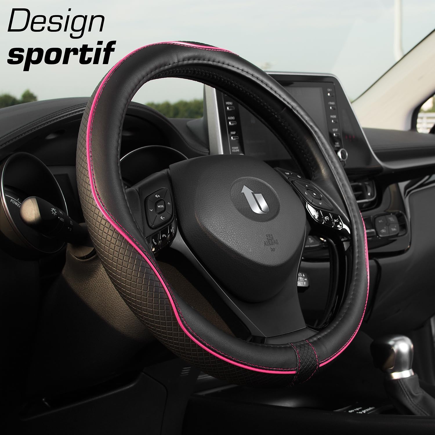 Detalle 2 de Upgrade4cars Couvre Volant 37-38 cm
