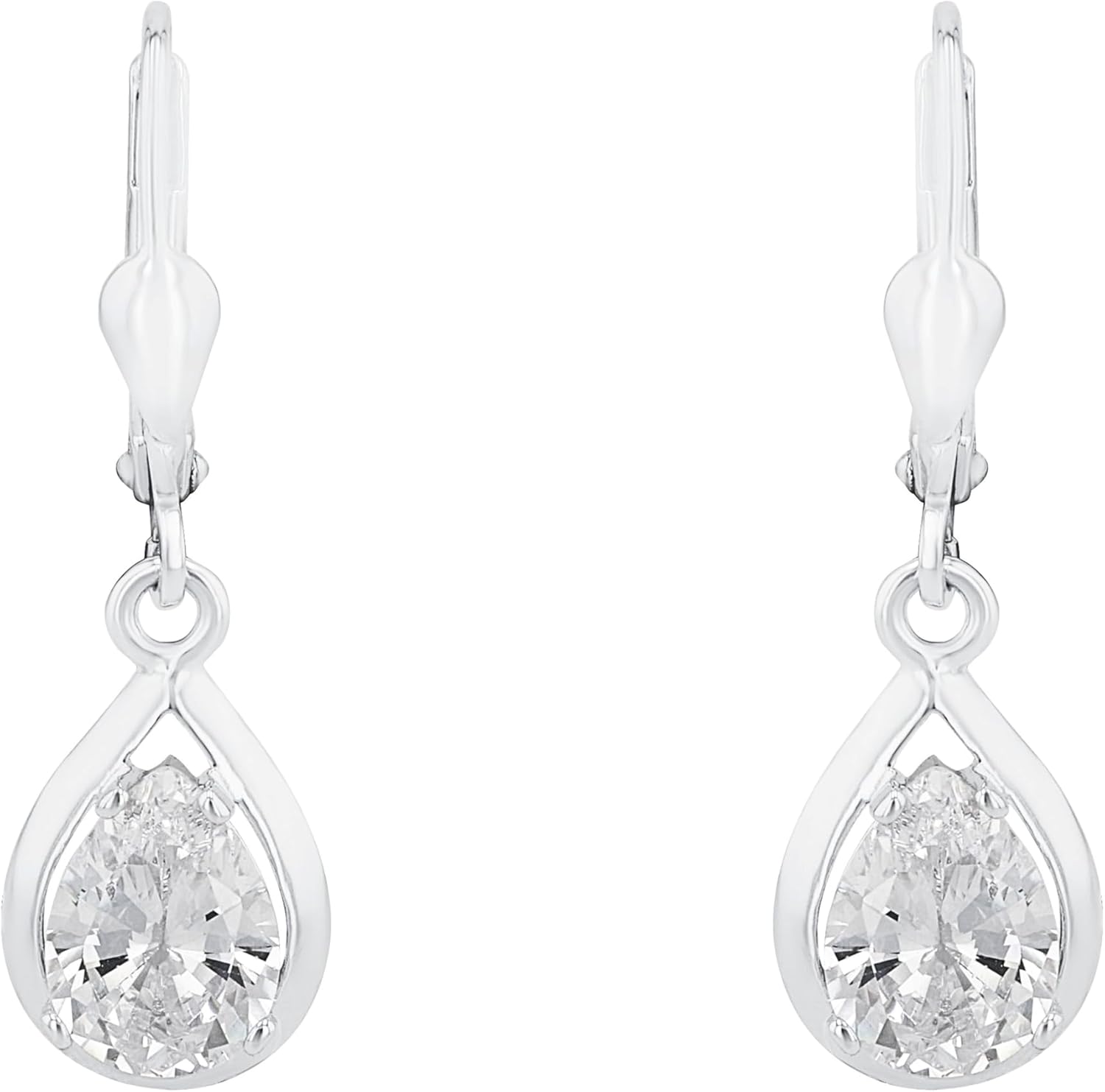 Thumbnail 2 de Amor Ohrhänger aus 925 Sterling Silber für Damen mit Zirkonia (ca. 28 mm) – Geschenkbox inklusive
