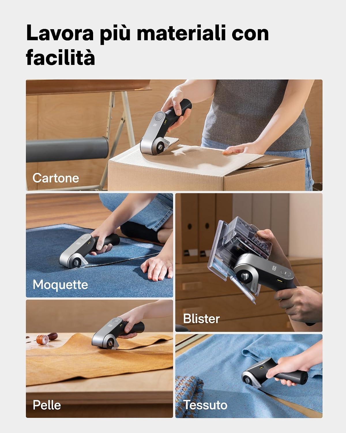 Thumbnail 4 de HOTO EdgeFlow Forbici Elettriche 2000 mAh