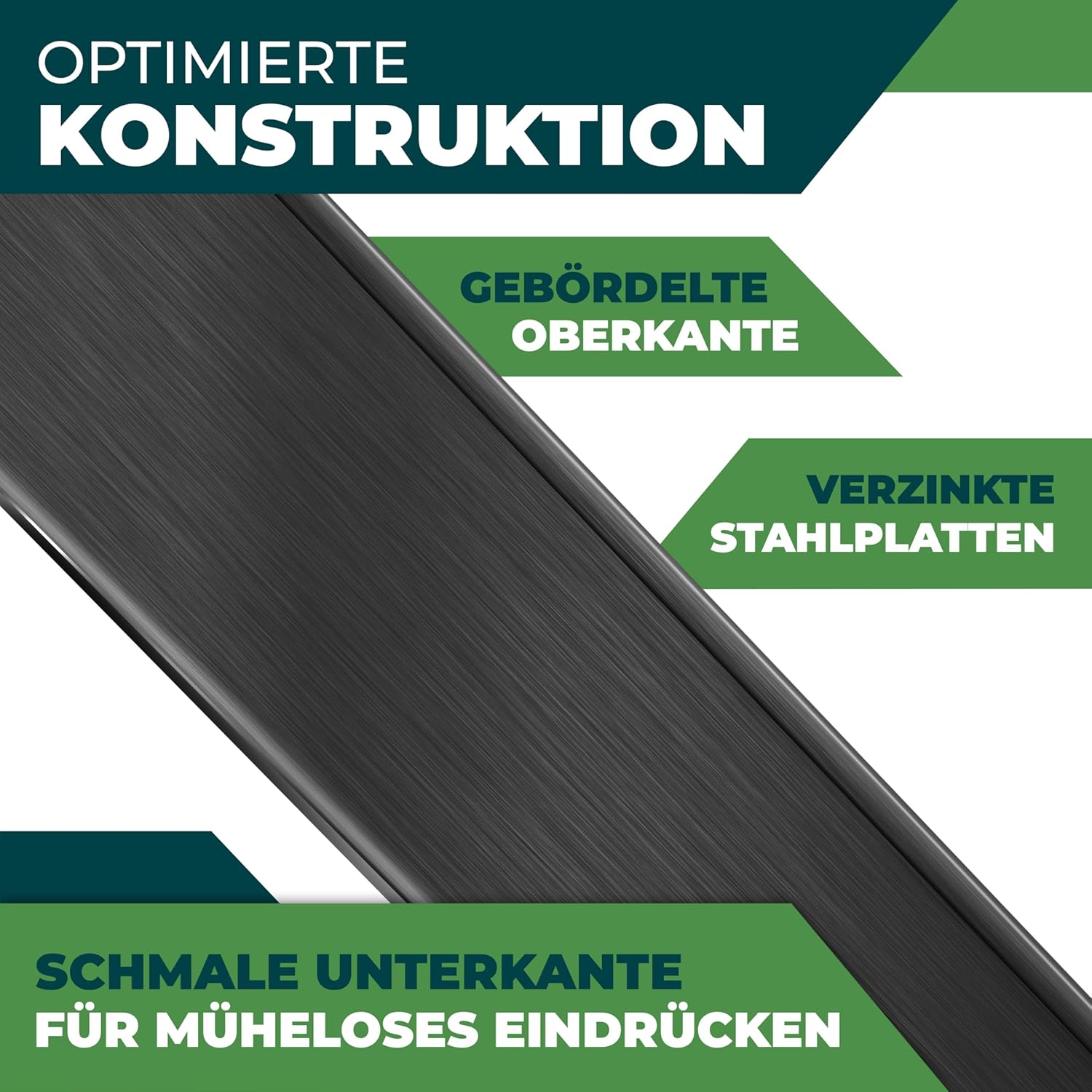 Thumbnail 3 de KESSER Rasenkante Beeteinfassung – 50 m, 100x18 cm inkl. Handschuhe