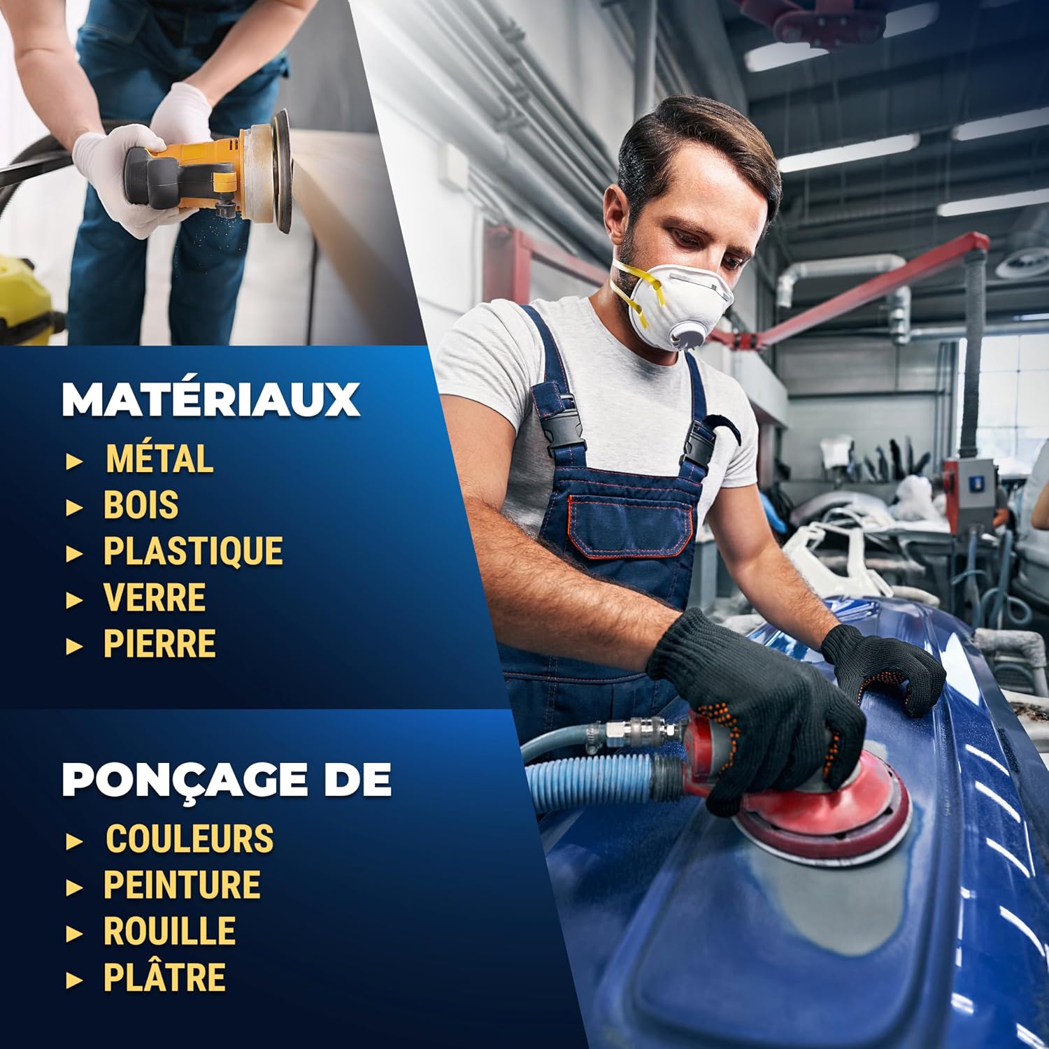 Detalle 1 de S&R 120 disques de ponçage 125 mm đź›