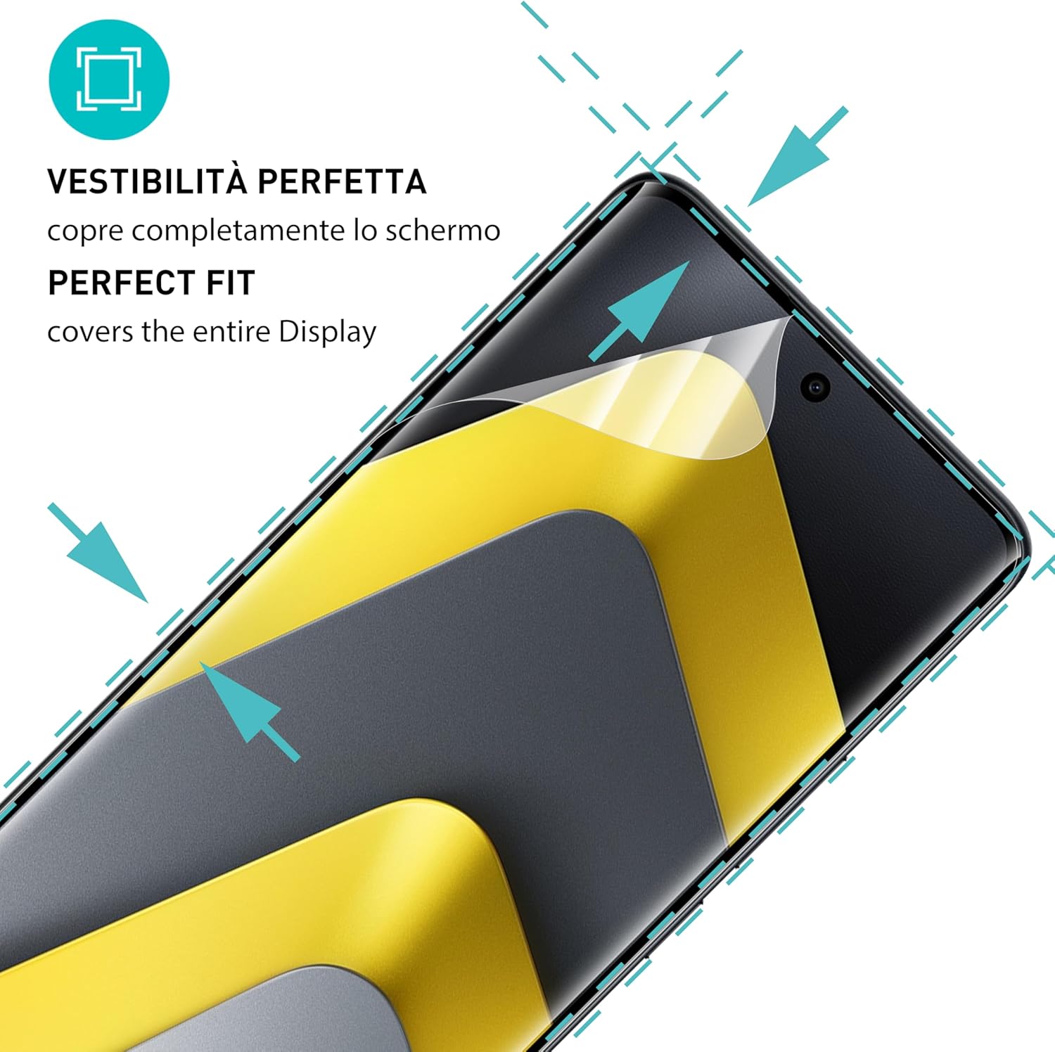 Thumbnail 1 de smartect TPU Pellicola Protettiva [2 Pezzi, Clear] per Xiaomi Poco M8 5G – Protezione completa dello schermo